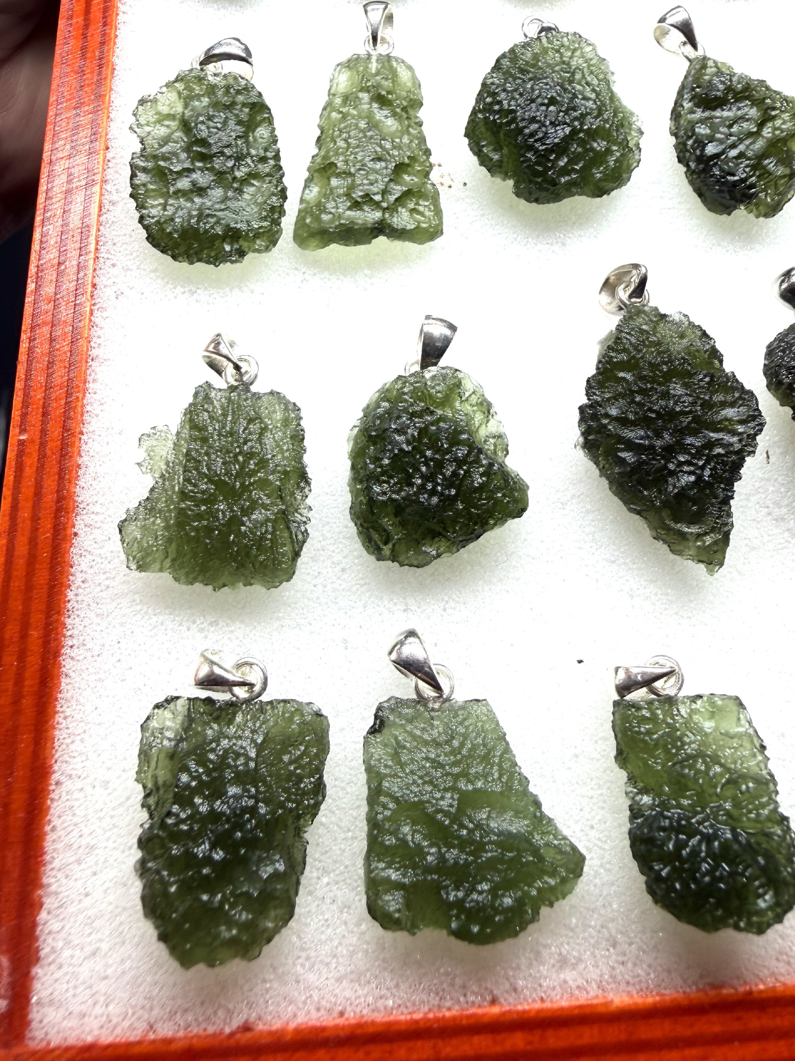 Silver moldavite jewellery – 221g - VSPERK9