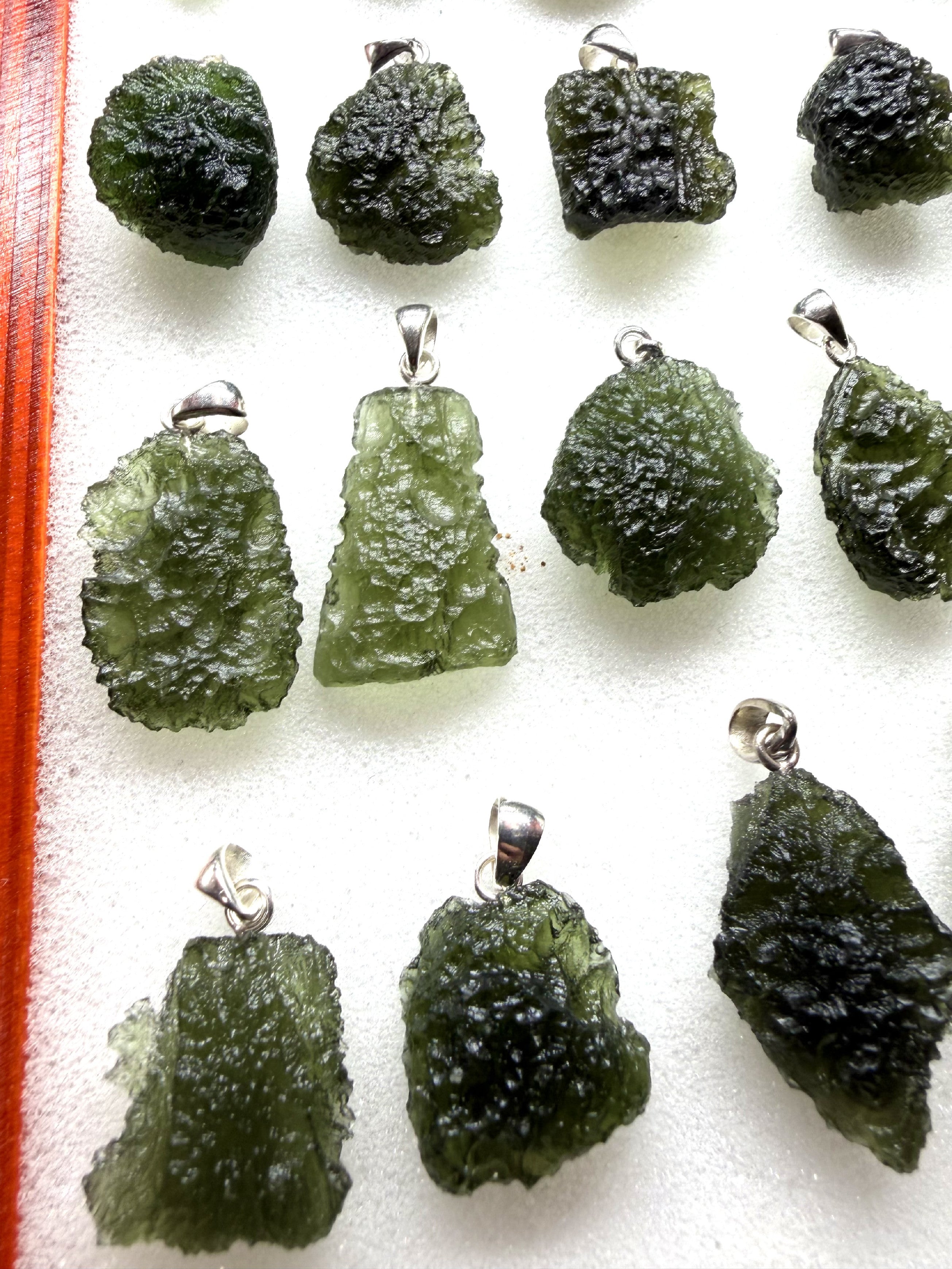 Silver moldavite jewellery – 221g - VSPERK9