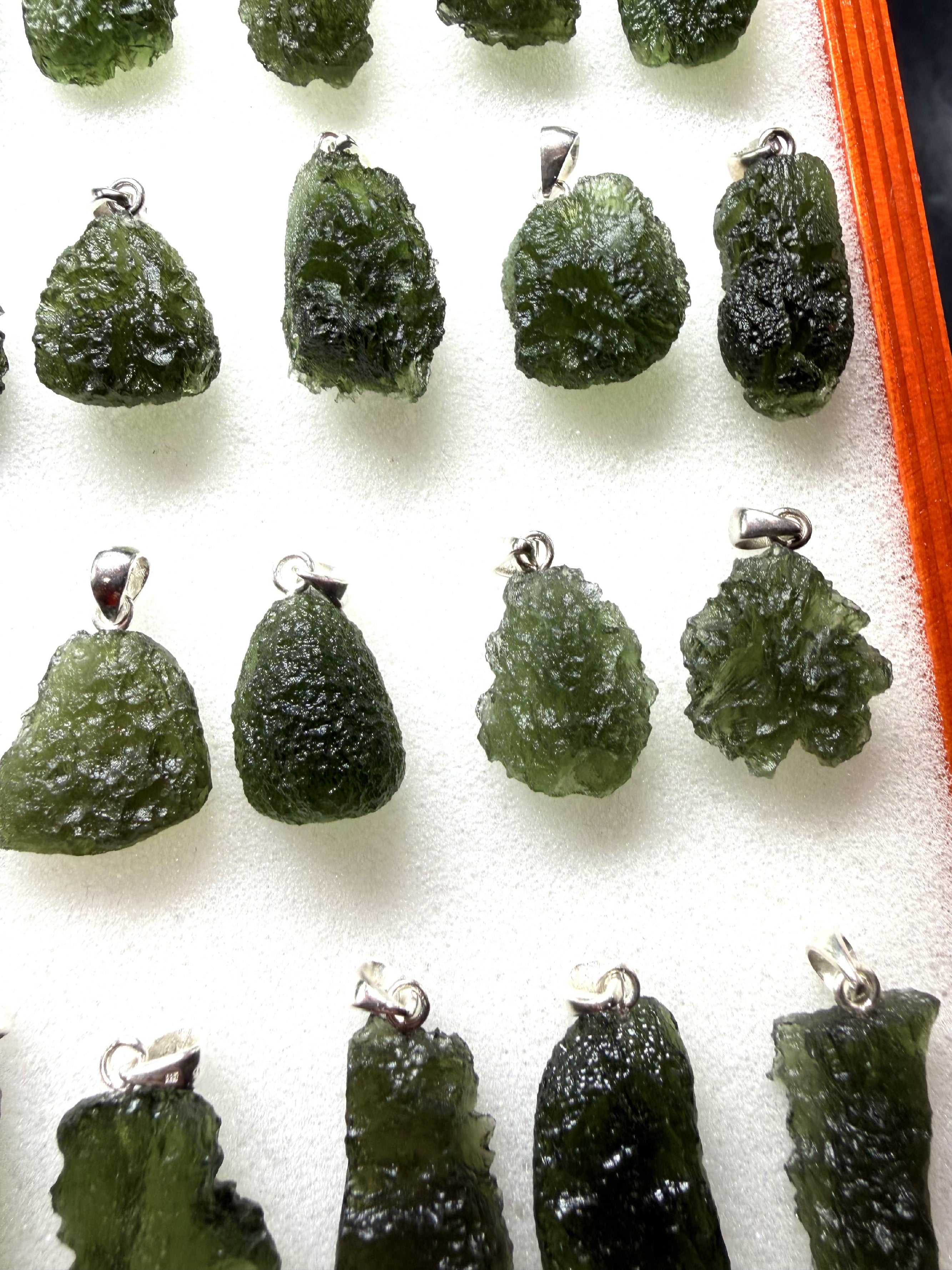 Silver moldavite jewellery – 221g - VSPERK9