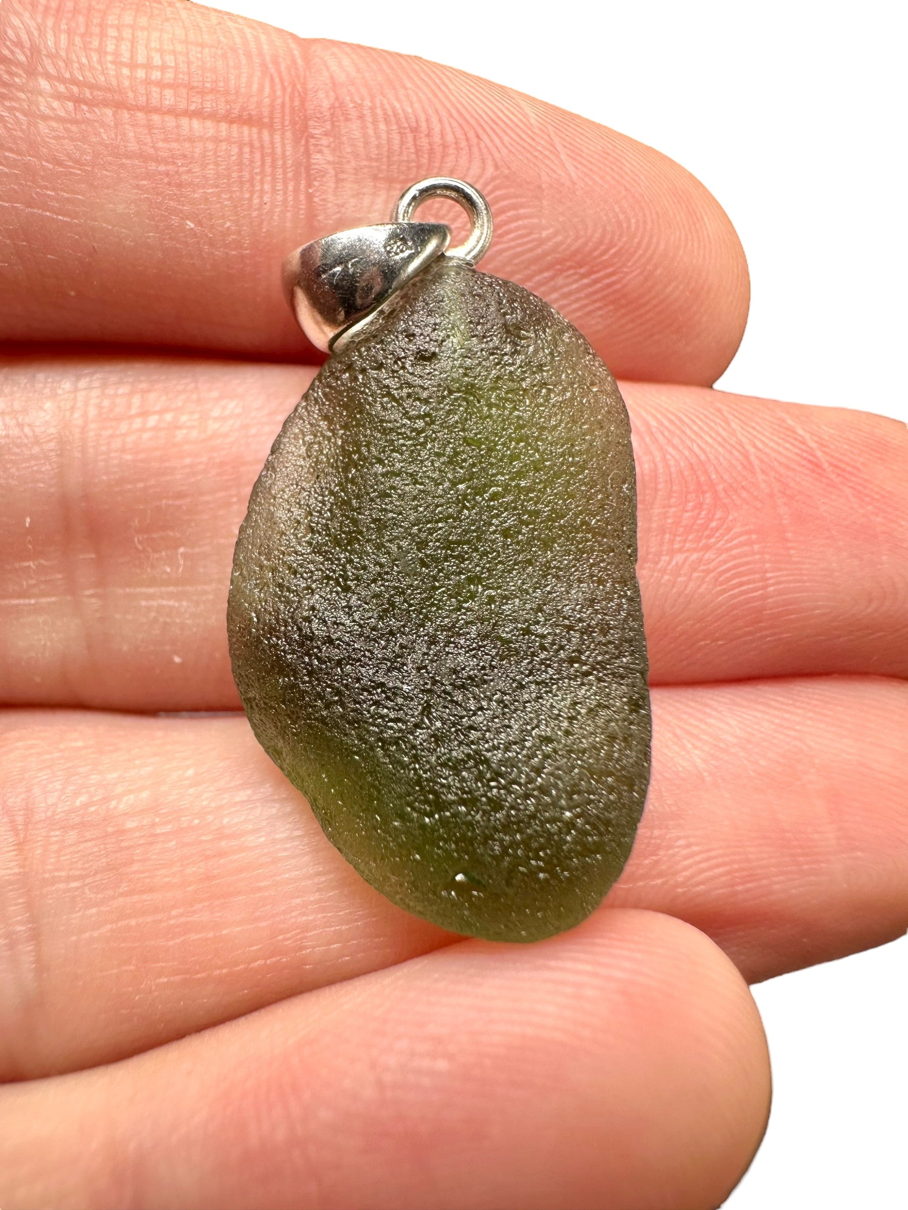 Silver moldavite pendant 3,5g - SP/V712
