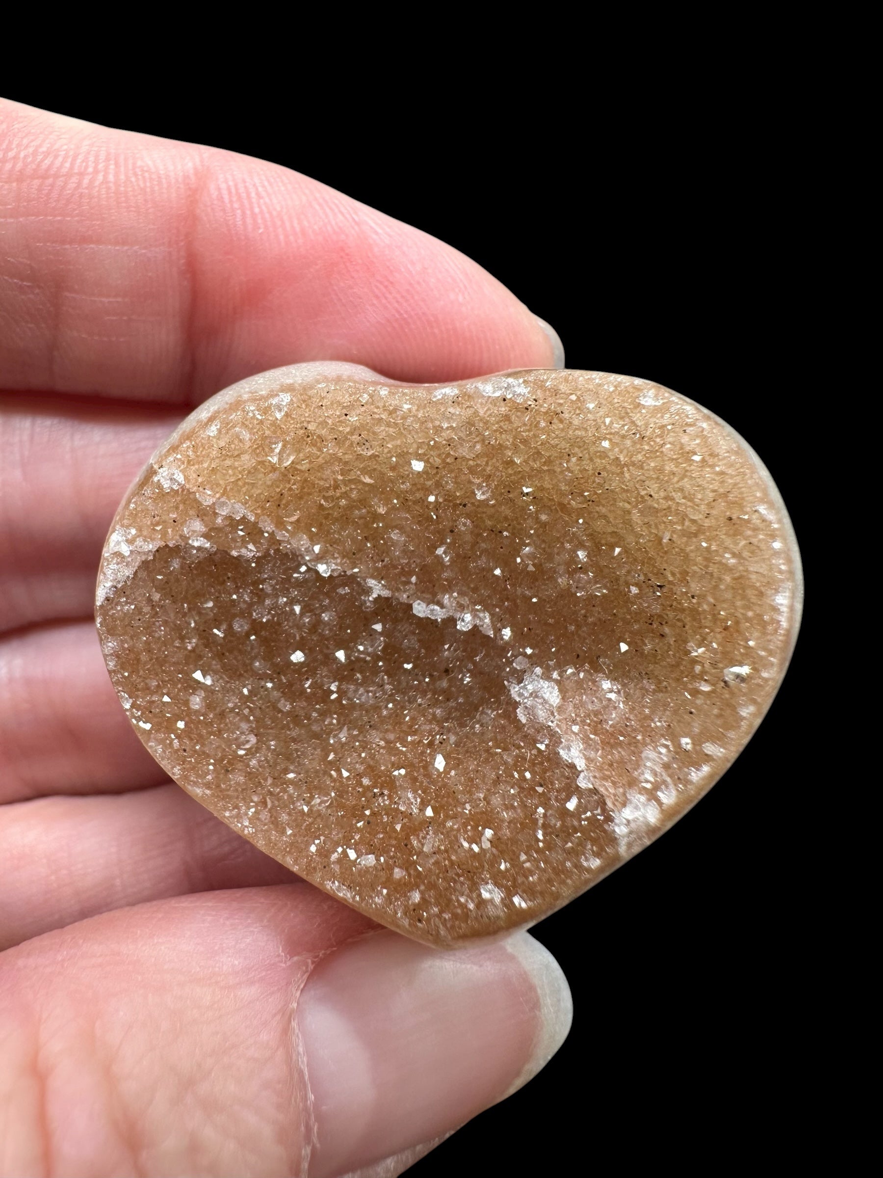 Amethyst heart – Uruguay - AMS02
