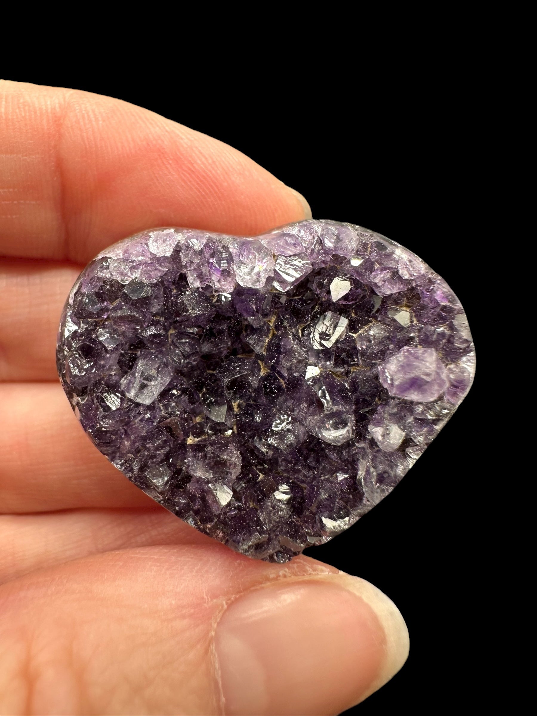 Amethyst heart – Uruguay - AMS03