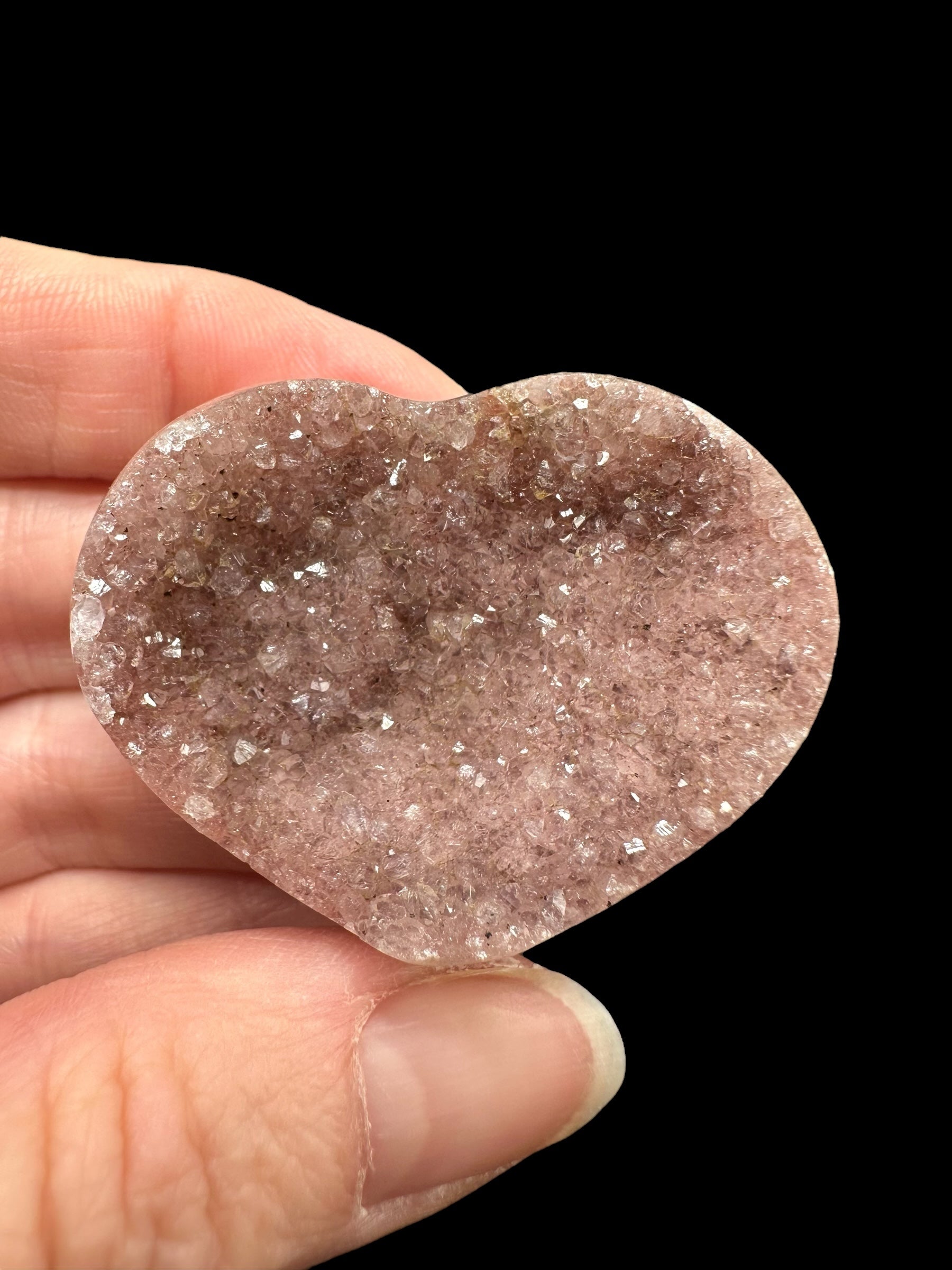 Amethyst heart – Uruguay - AMS04
