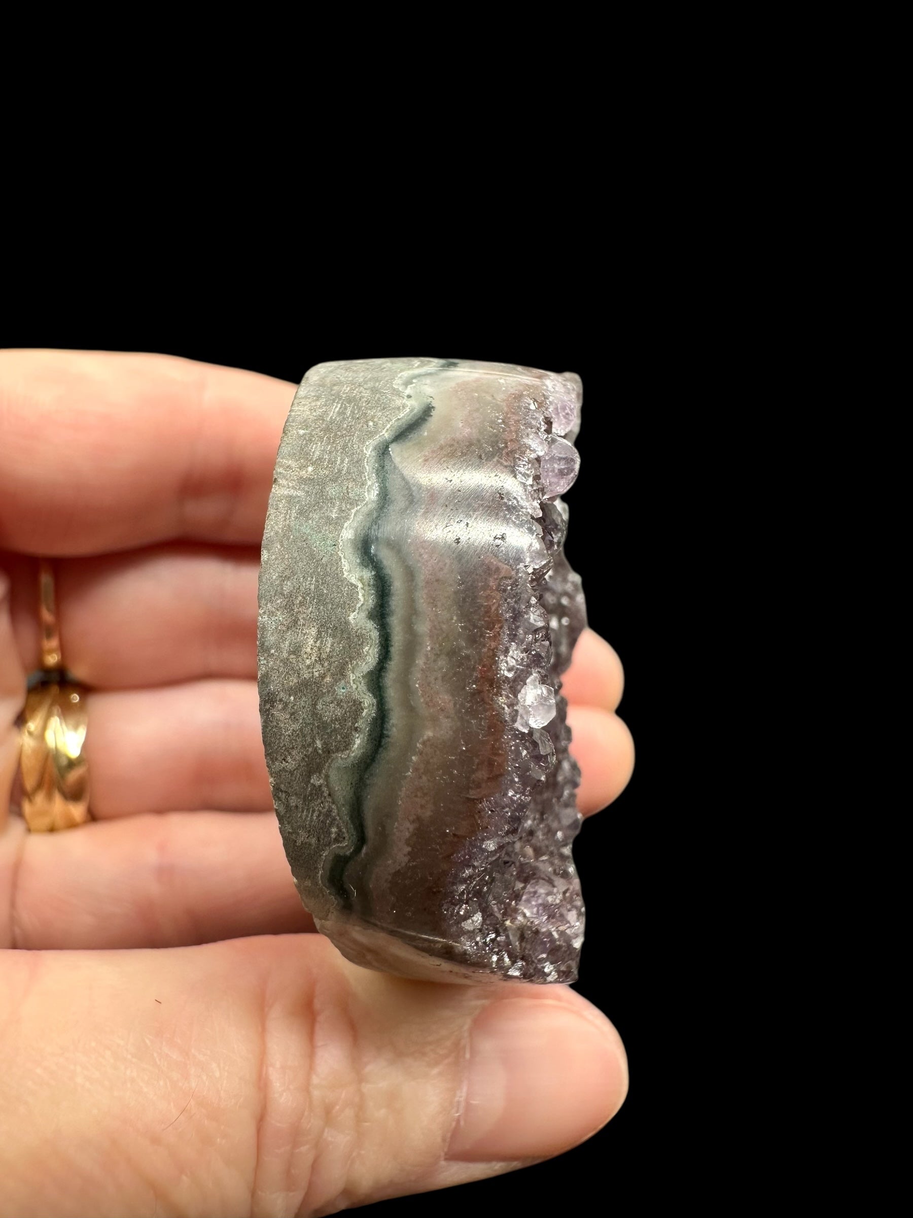 Amethyst heart – Uruguay - AMS06