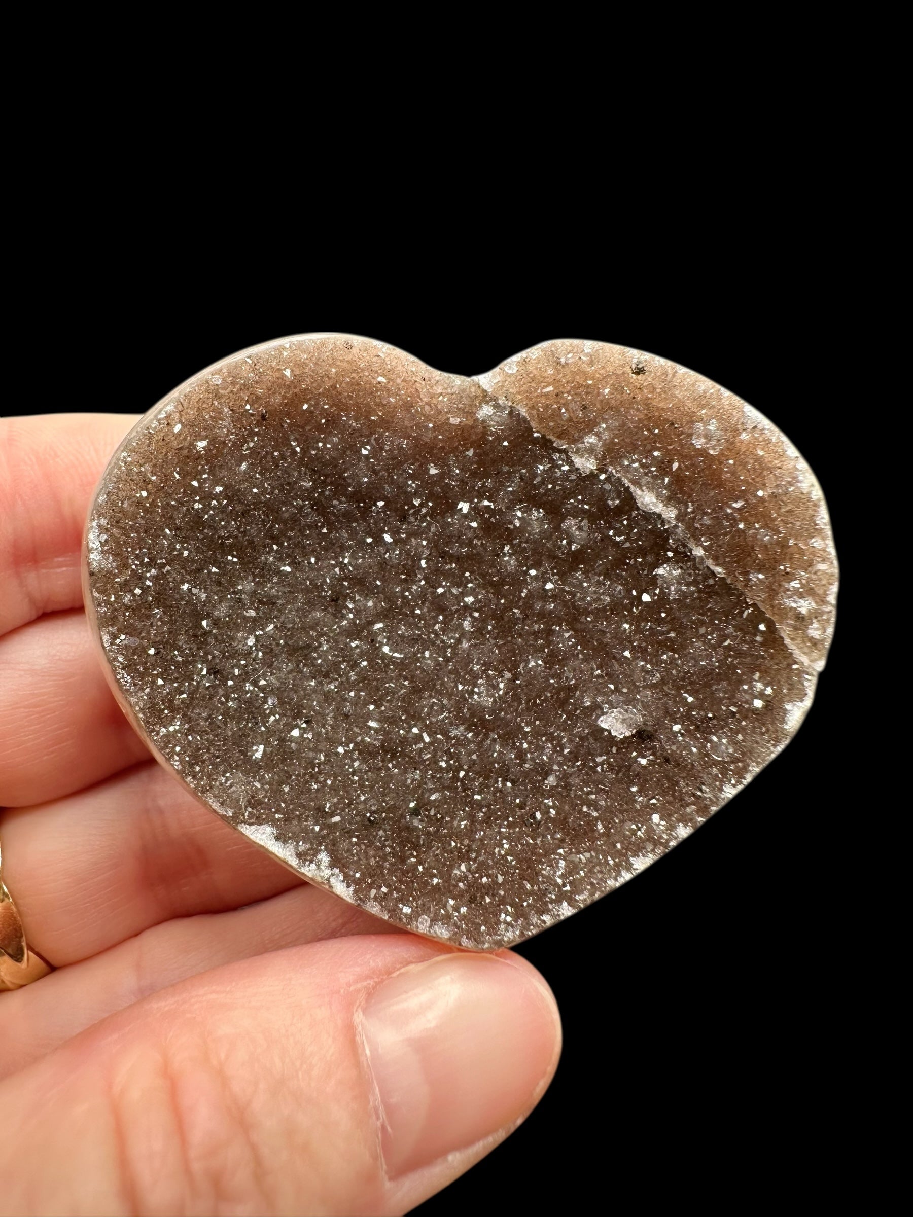 Amethyst heart – Uruguay - AMS08