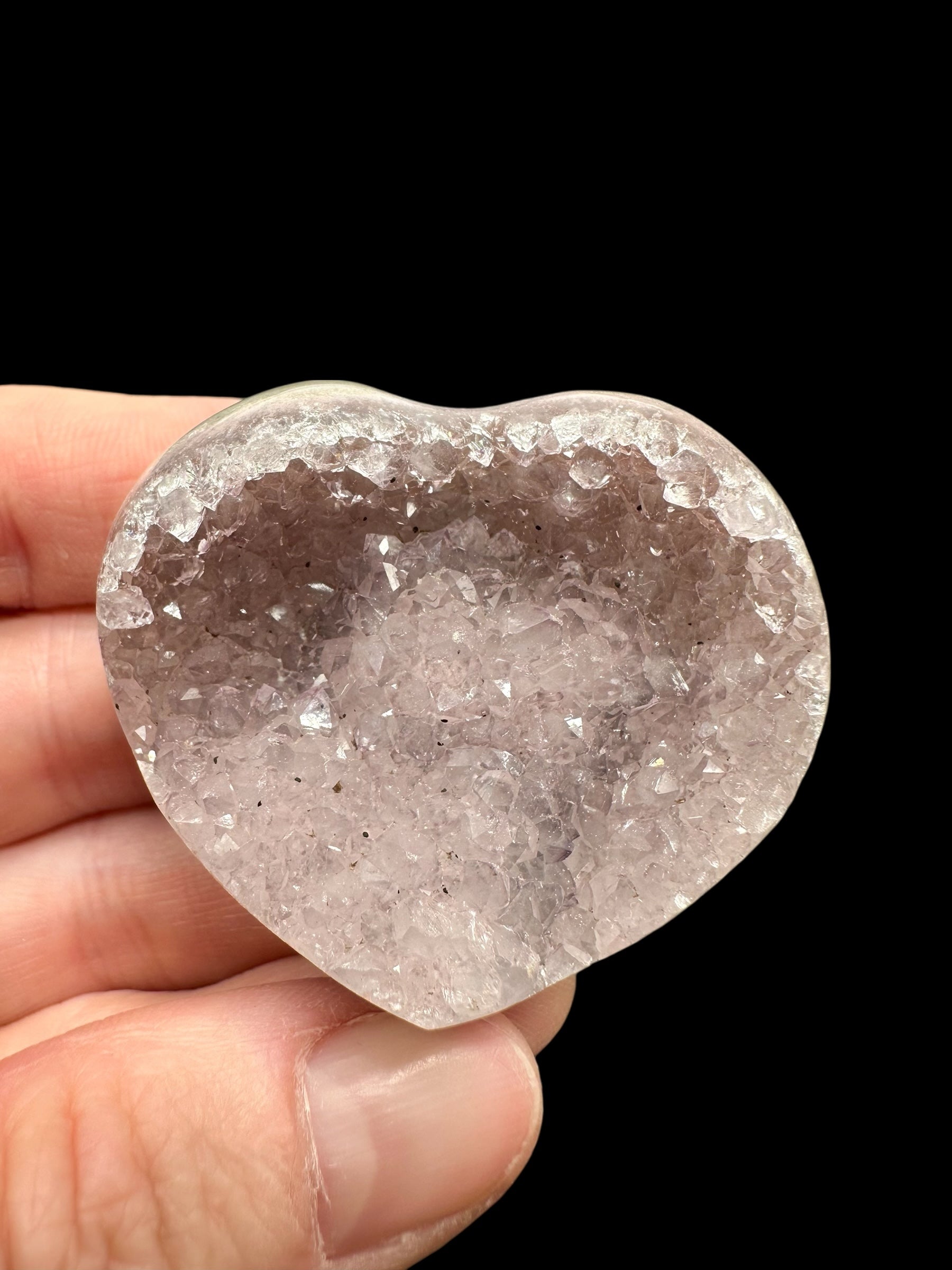 Amethyst heart – Uruguay - AMS09