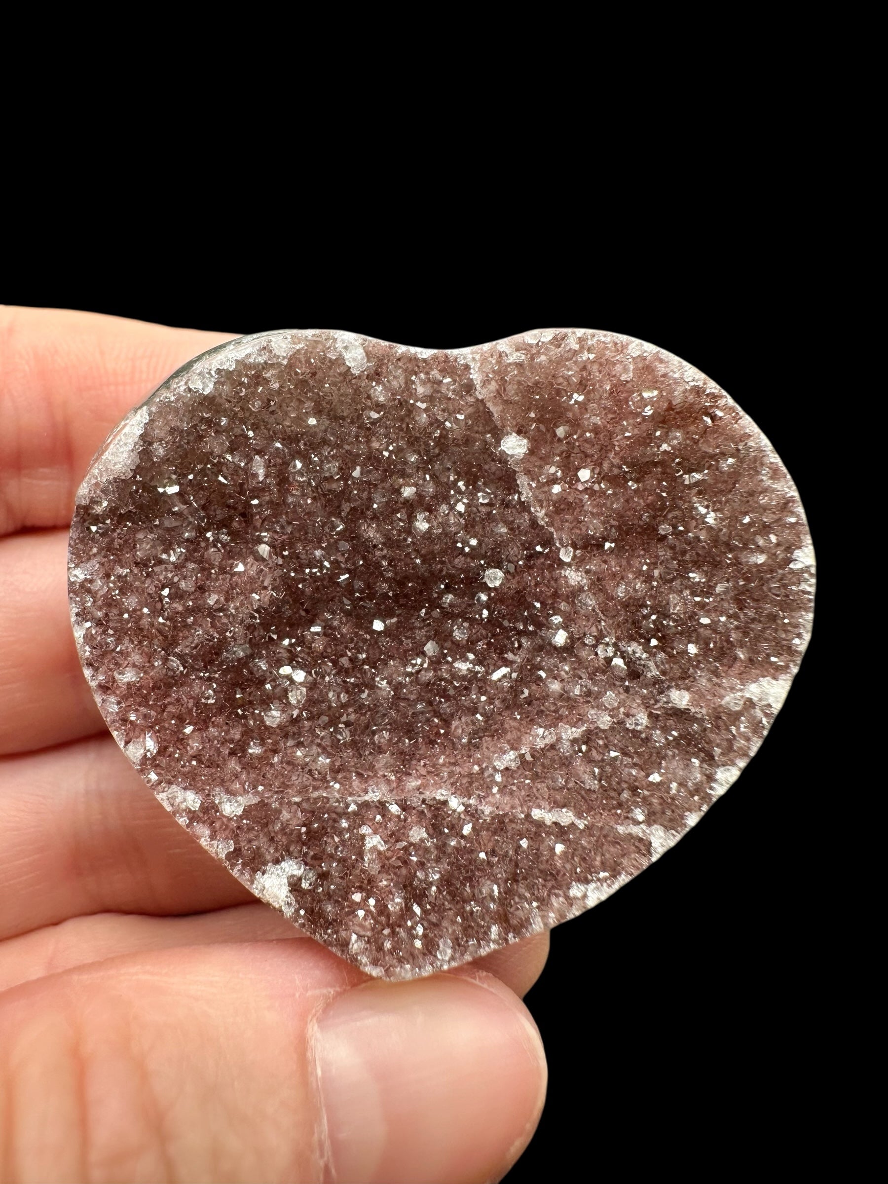 Amethyst heart – Uruguay - AMS10