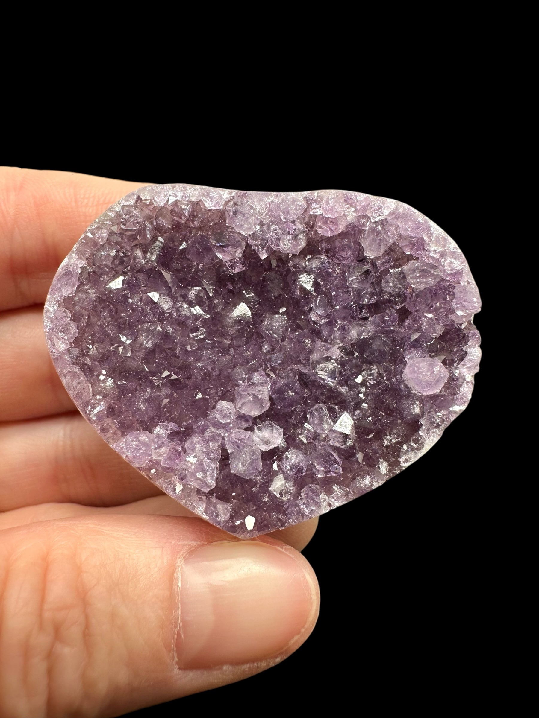 Amethyst heart – Uruguay - AMS12