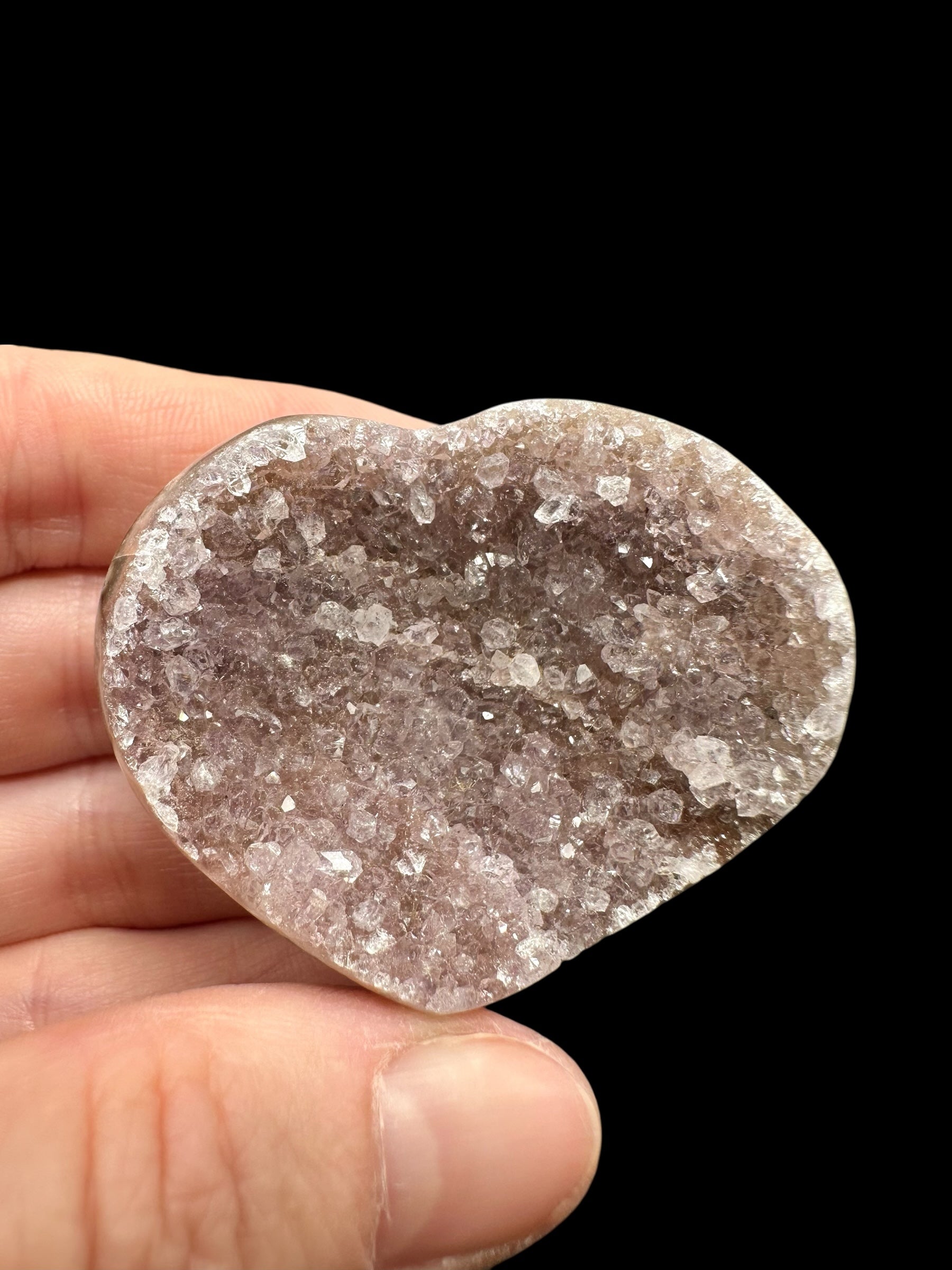 Amethyst heart – Uruguay - AMS16
