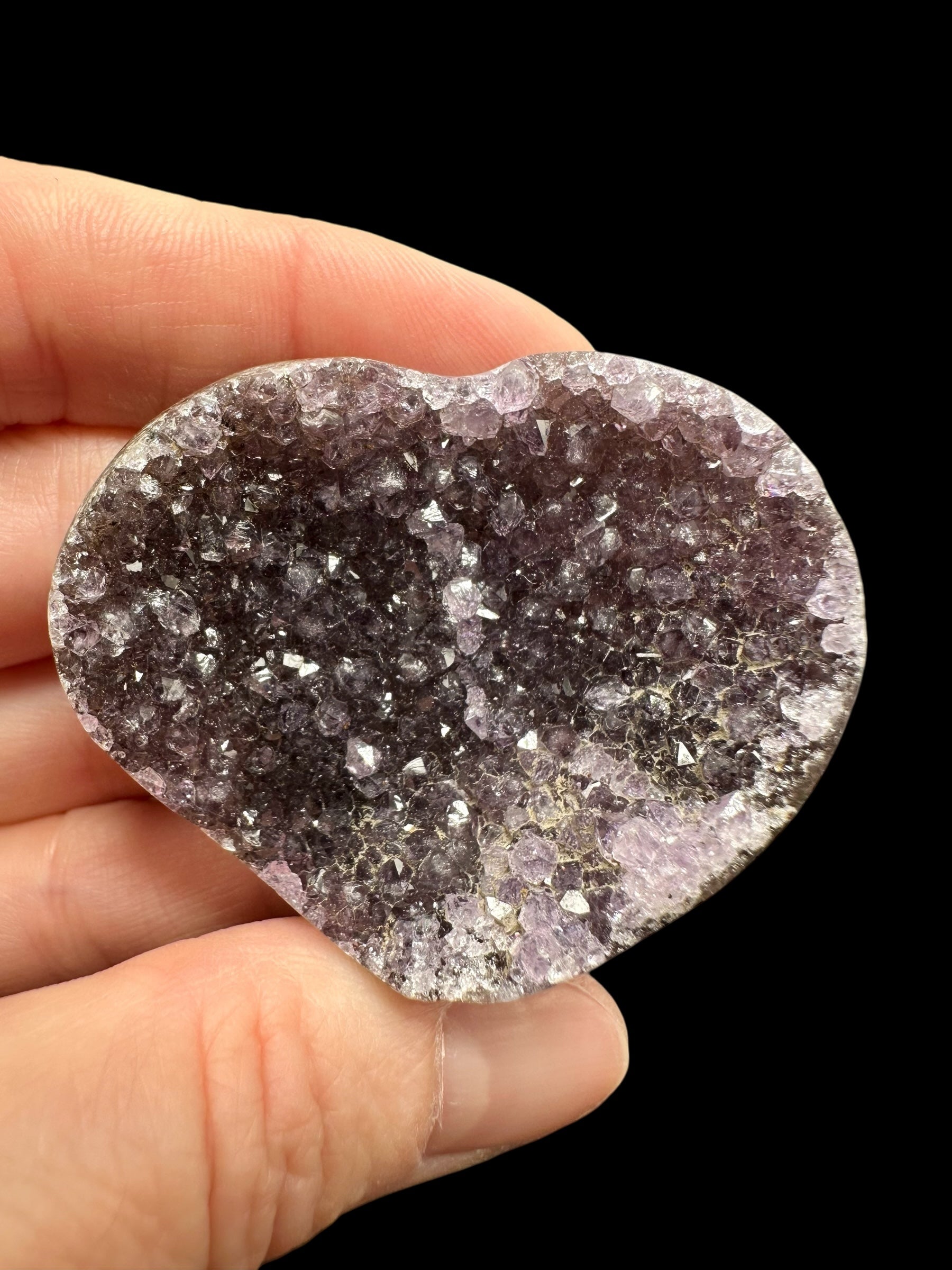 Amethyst heart – Uruguay - AMS17