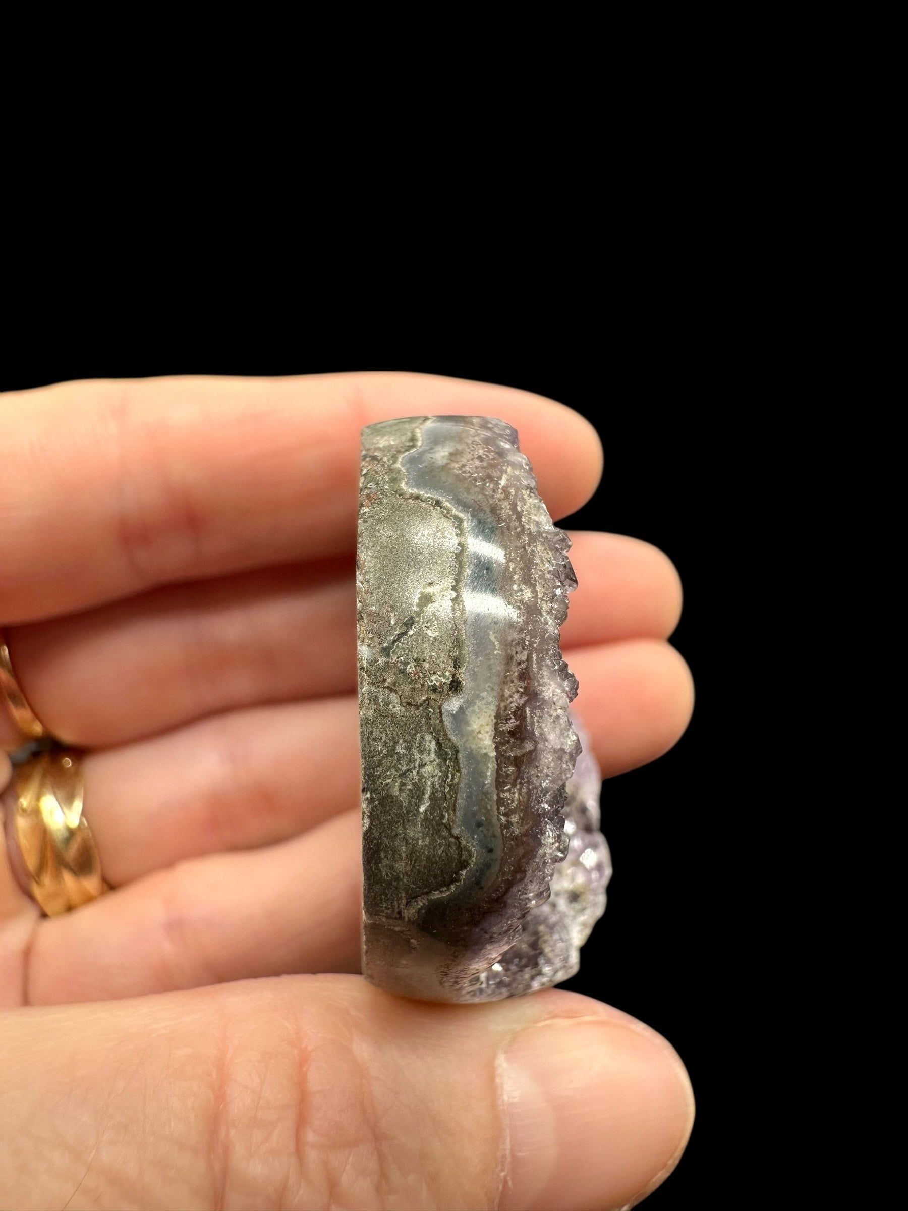 Amethyst heart – Uruguay - AMS17