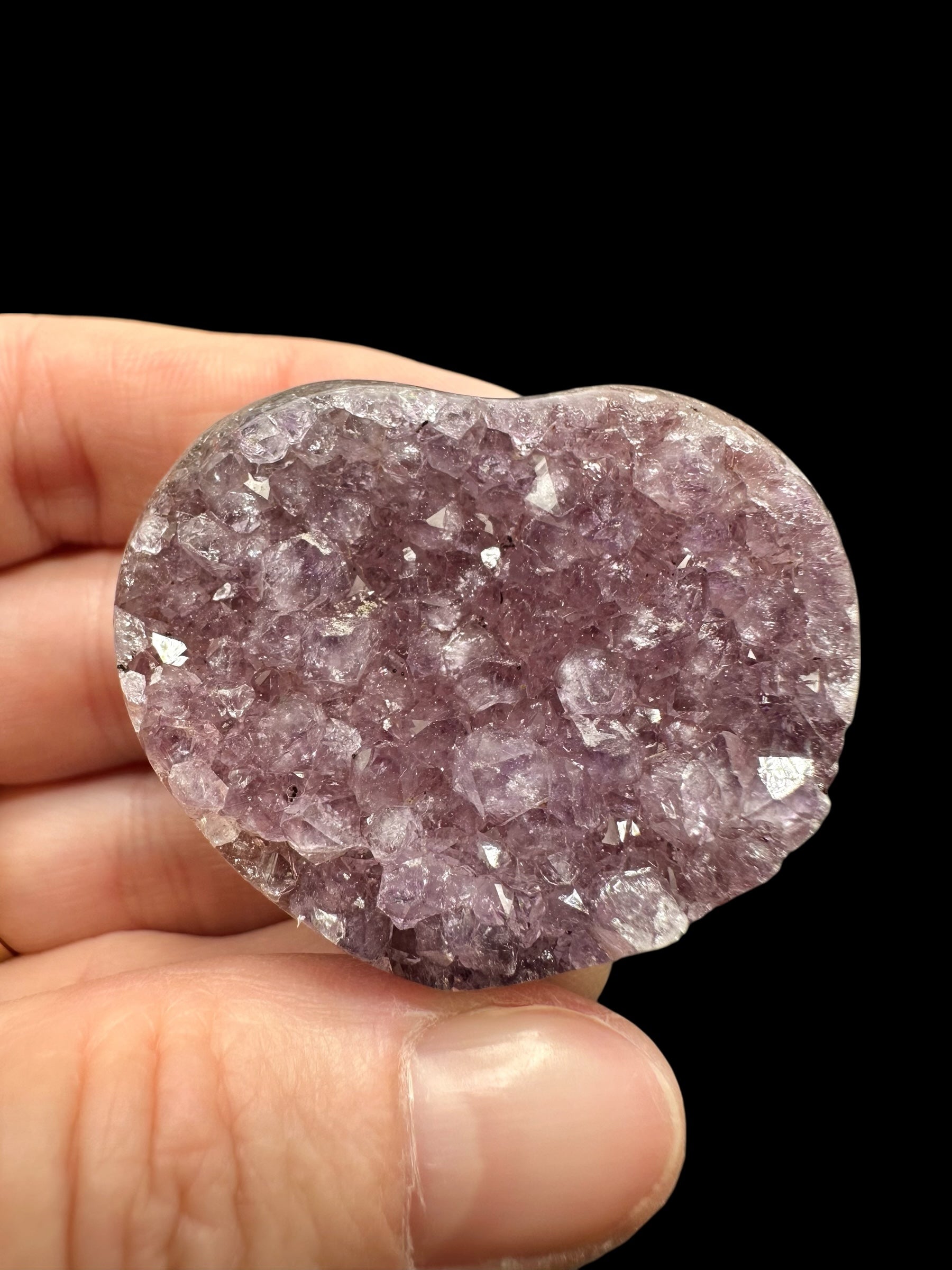 Amethyst heart – Uruguay - AMS18