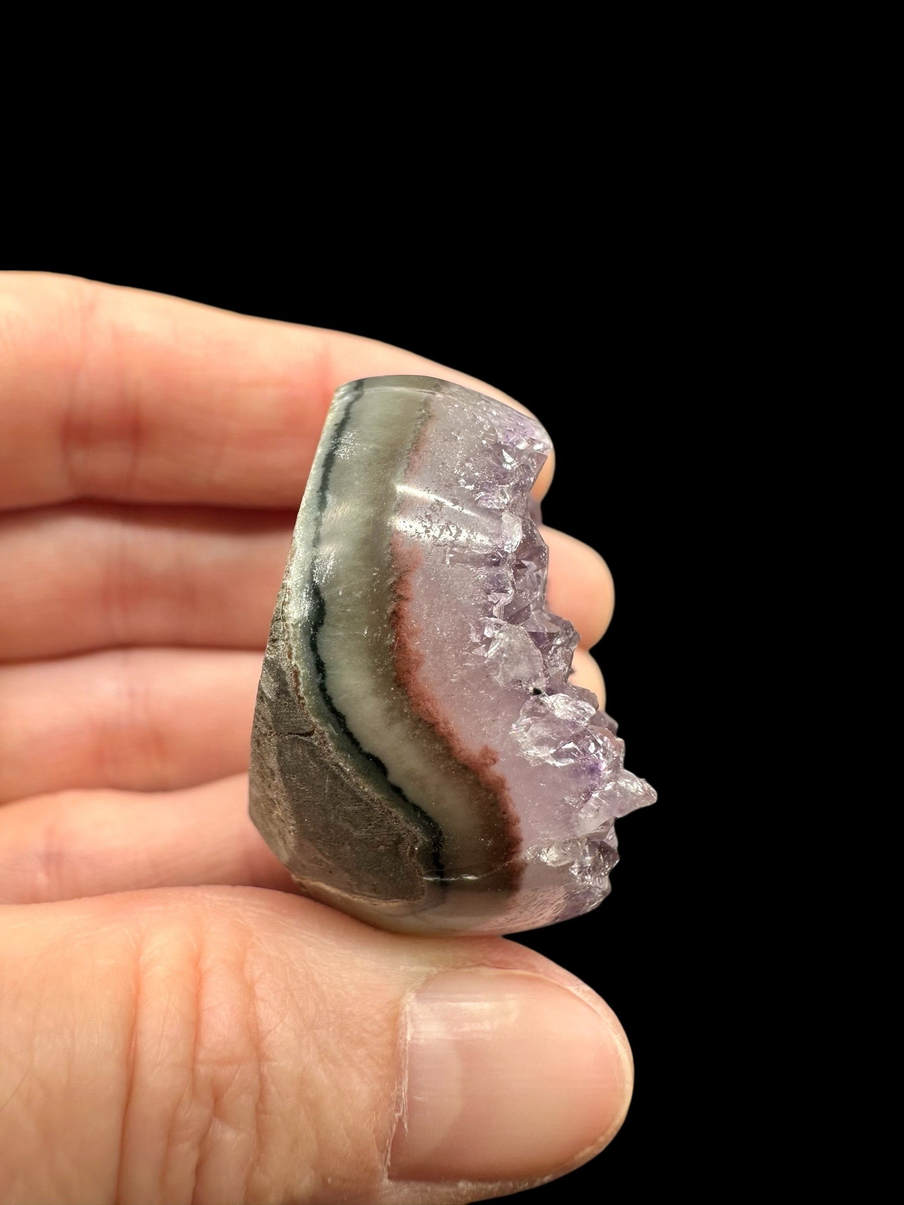 Amethyst heart – Uruguay - AMS18