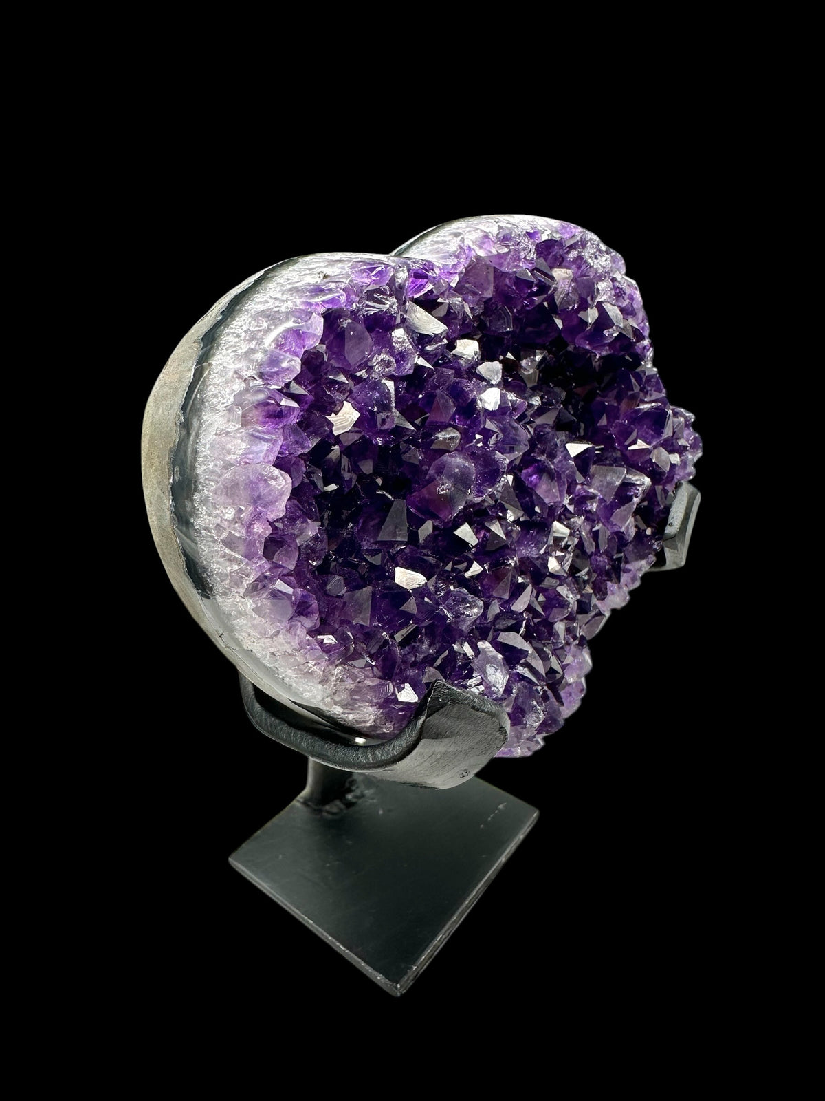 Amethyst heart – Uruguay - AMS19