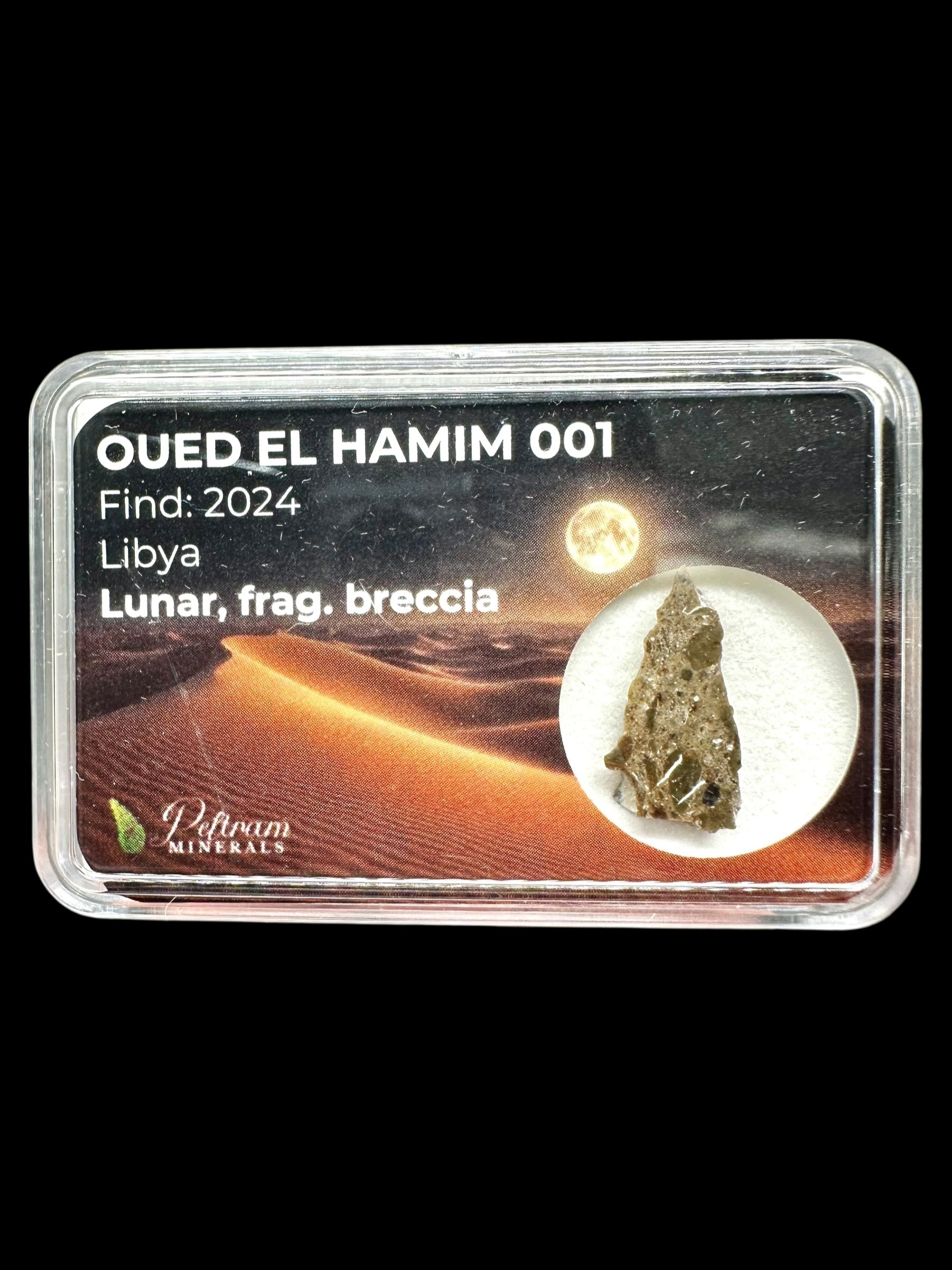 Lunar meteorite Oued el Hamim 001 – 0,6g – Libya