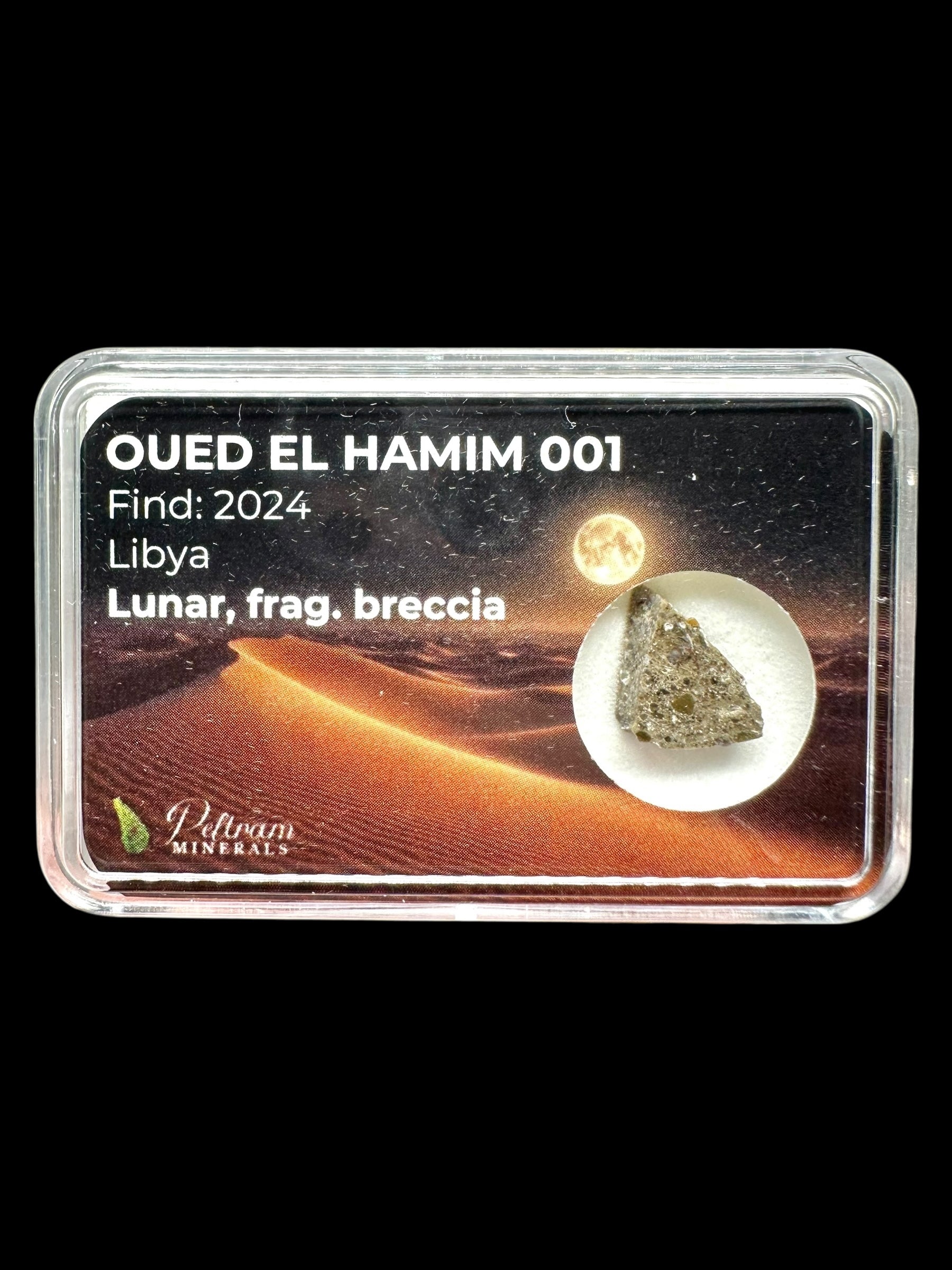 Lunar meteorite Oued el Hamim 001 – 0,4g – Libya