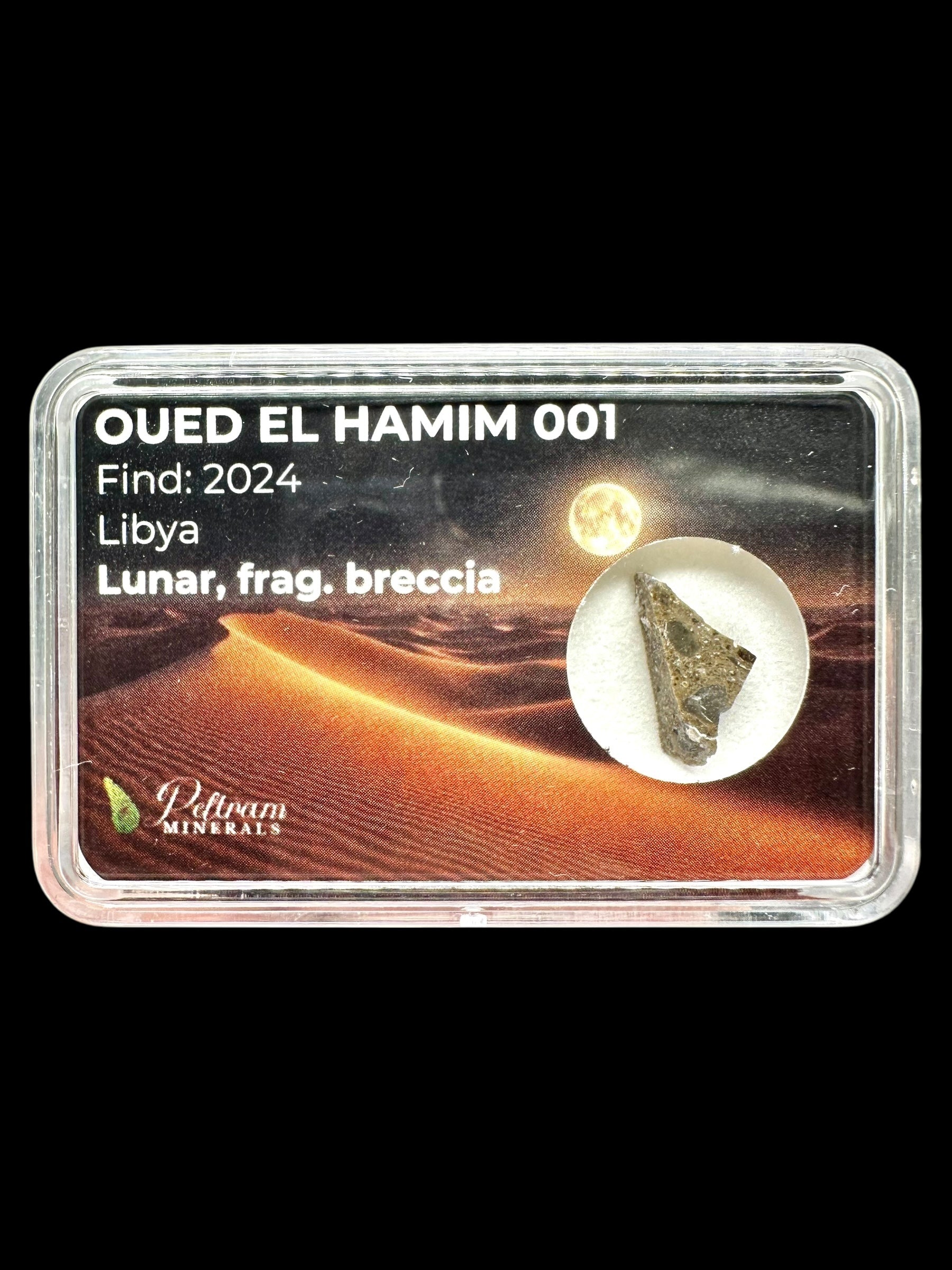 Lunar meteorite Oued el Hamim 001 – 0,3g – Libya