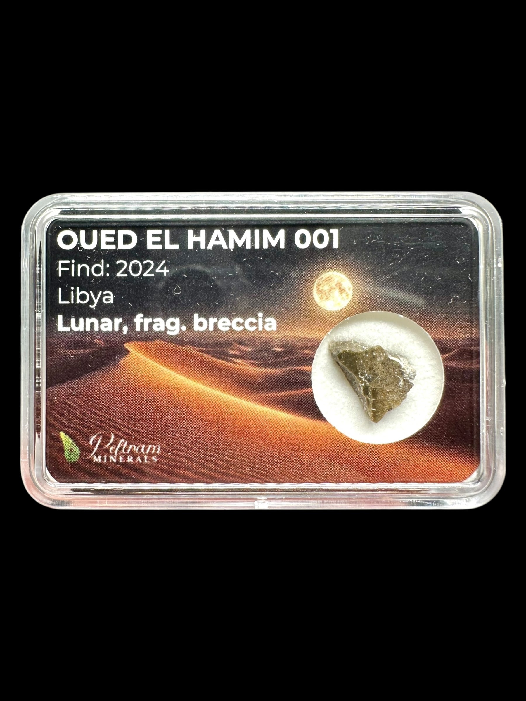 Lunar meteorite Oued el Hamim 001 – 0,4g – Libya