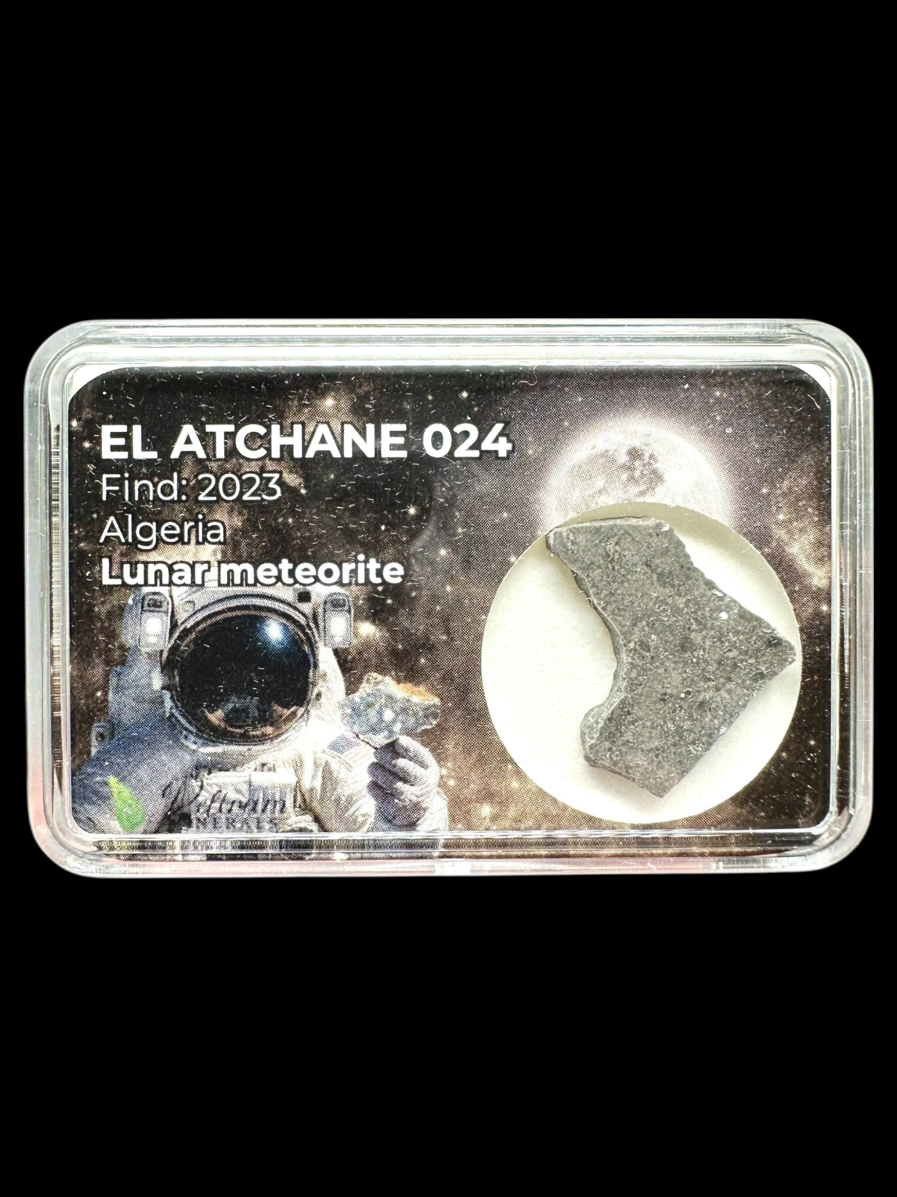 Lunar meteorite El Atchane 024 – 1,1g – Algeria
