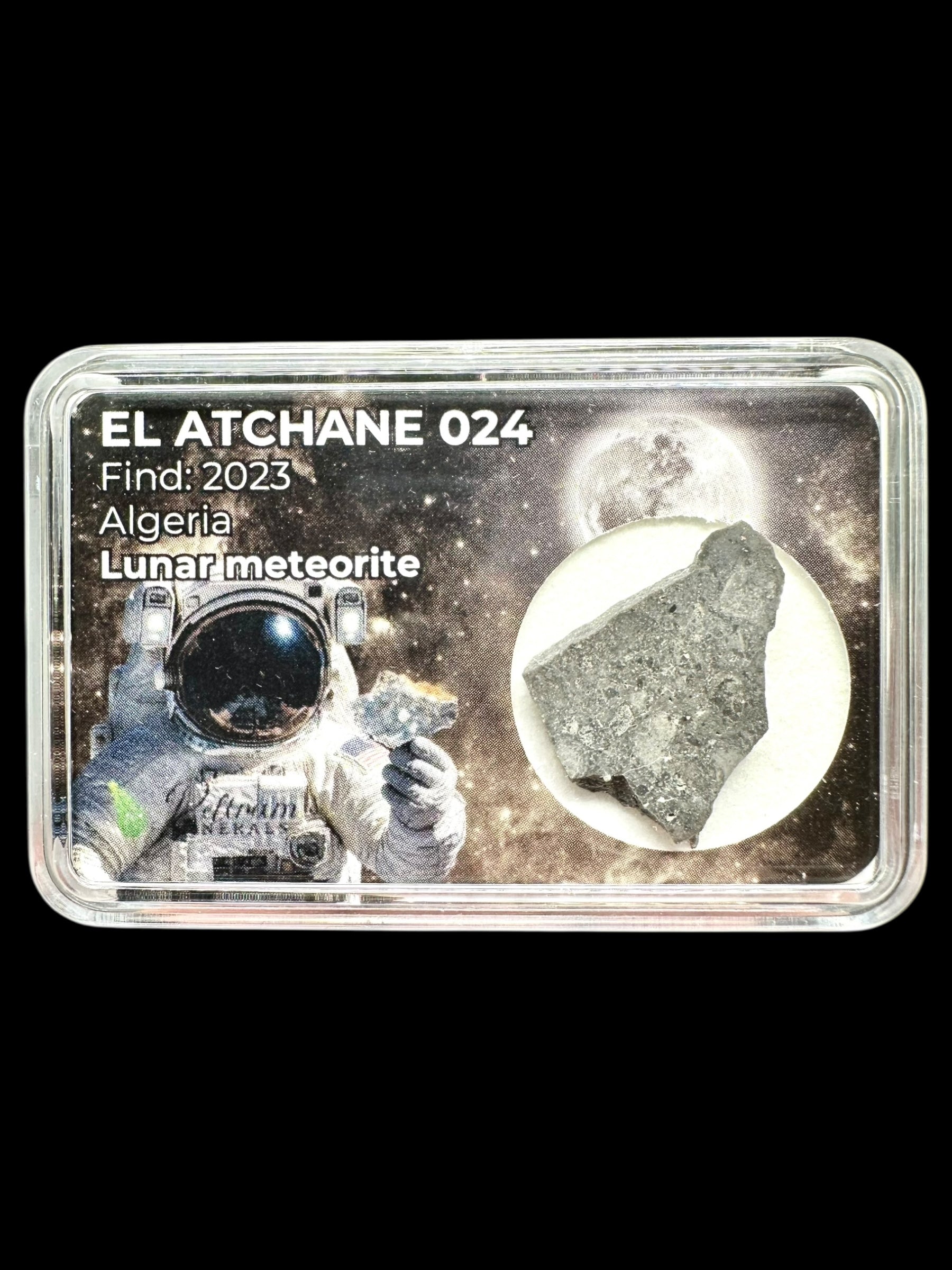 Lunar meteorite El Atchane 024 – 1,2g – Algeria