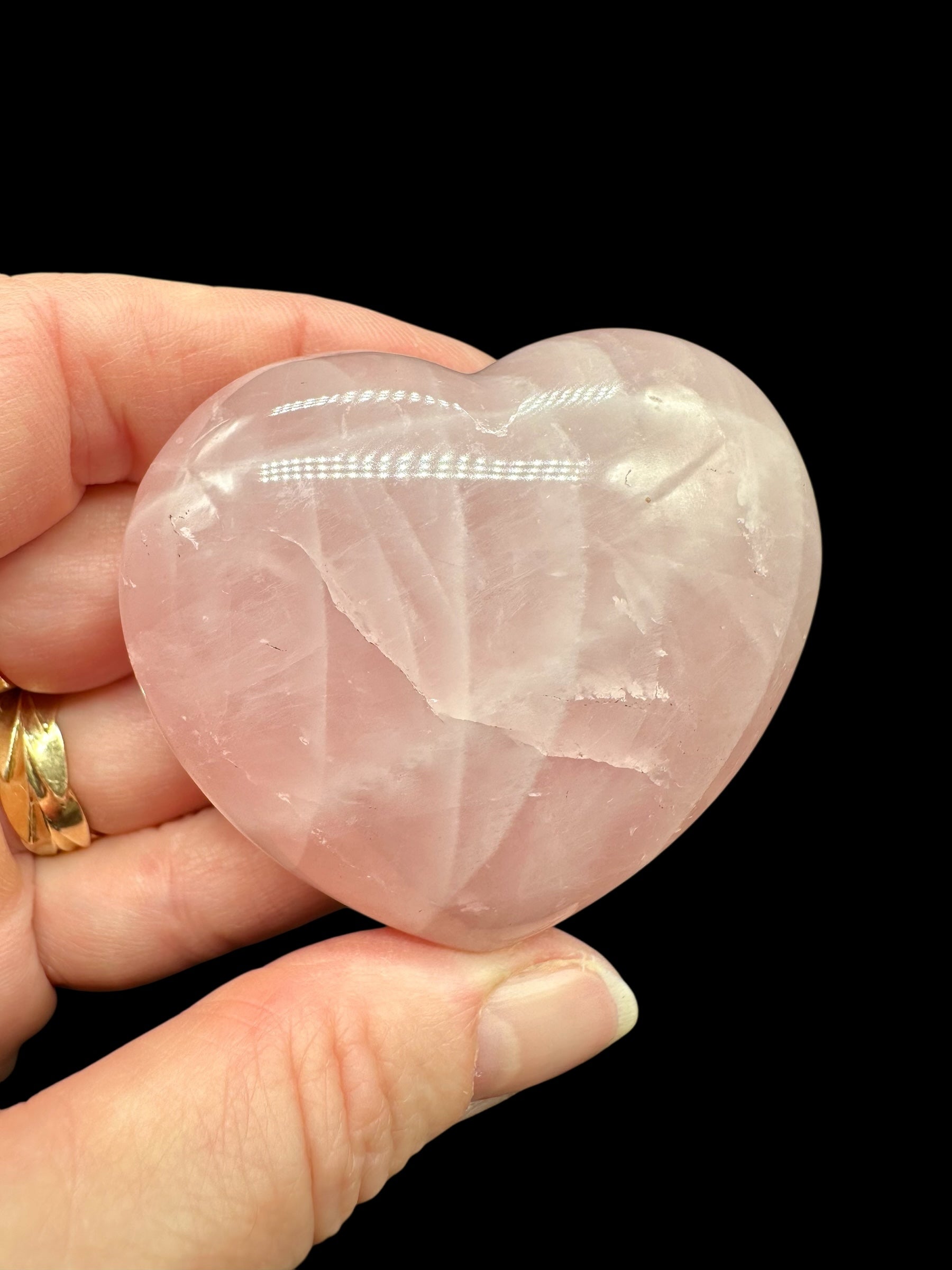 Rose quartz heart 5,5cm – Madagascar
