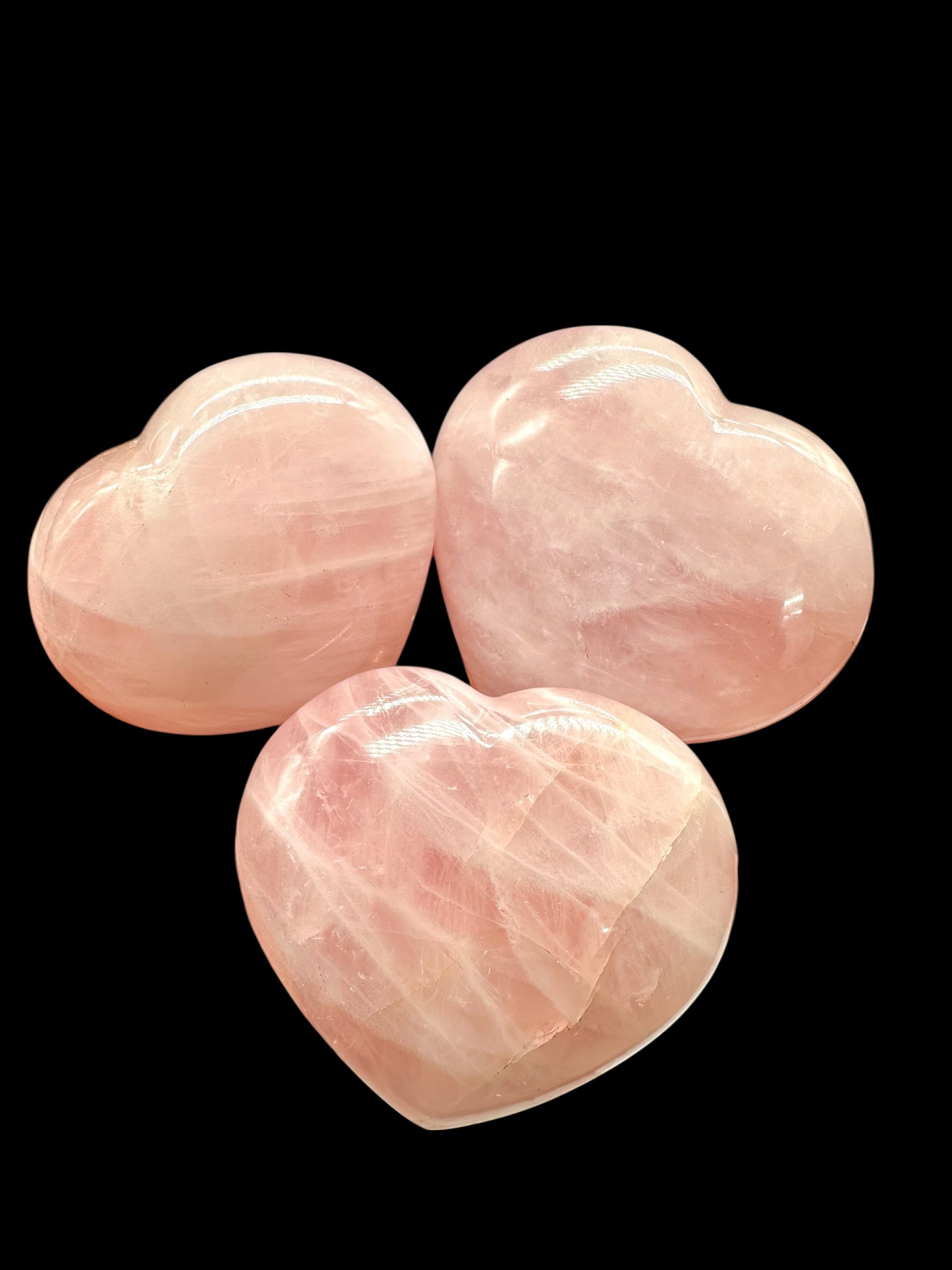Rose quartz heart – Madagascar – random piece - RUS09