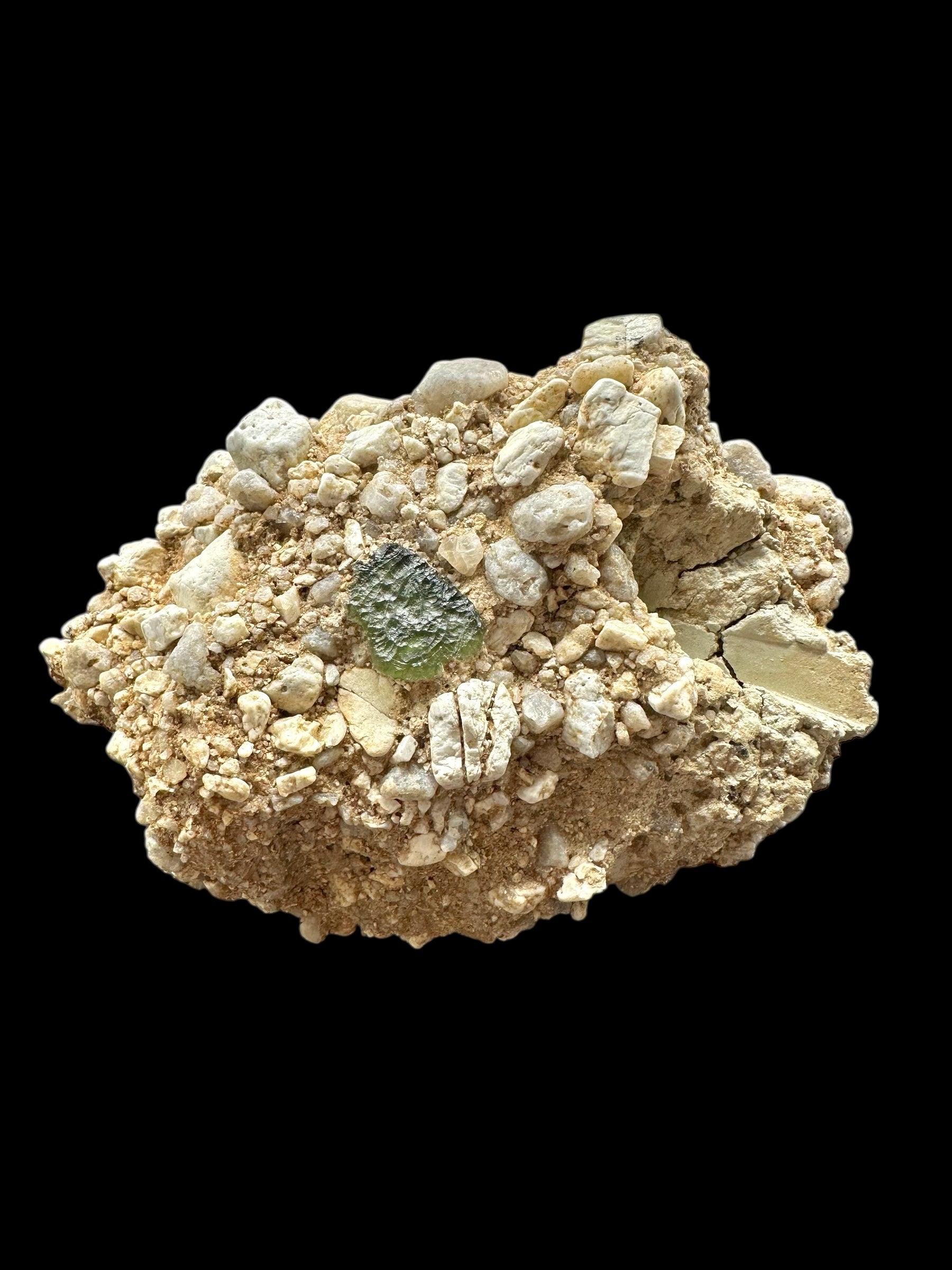Moldavite in the sediment – Olesnice - INS051