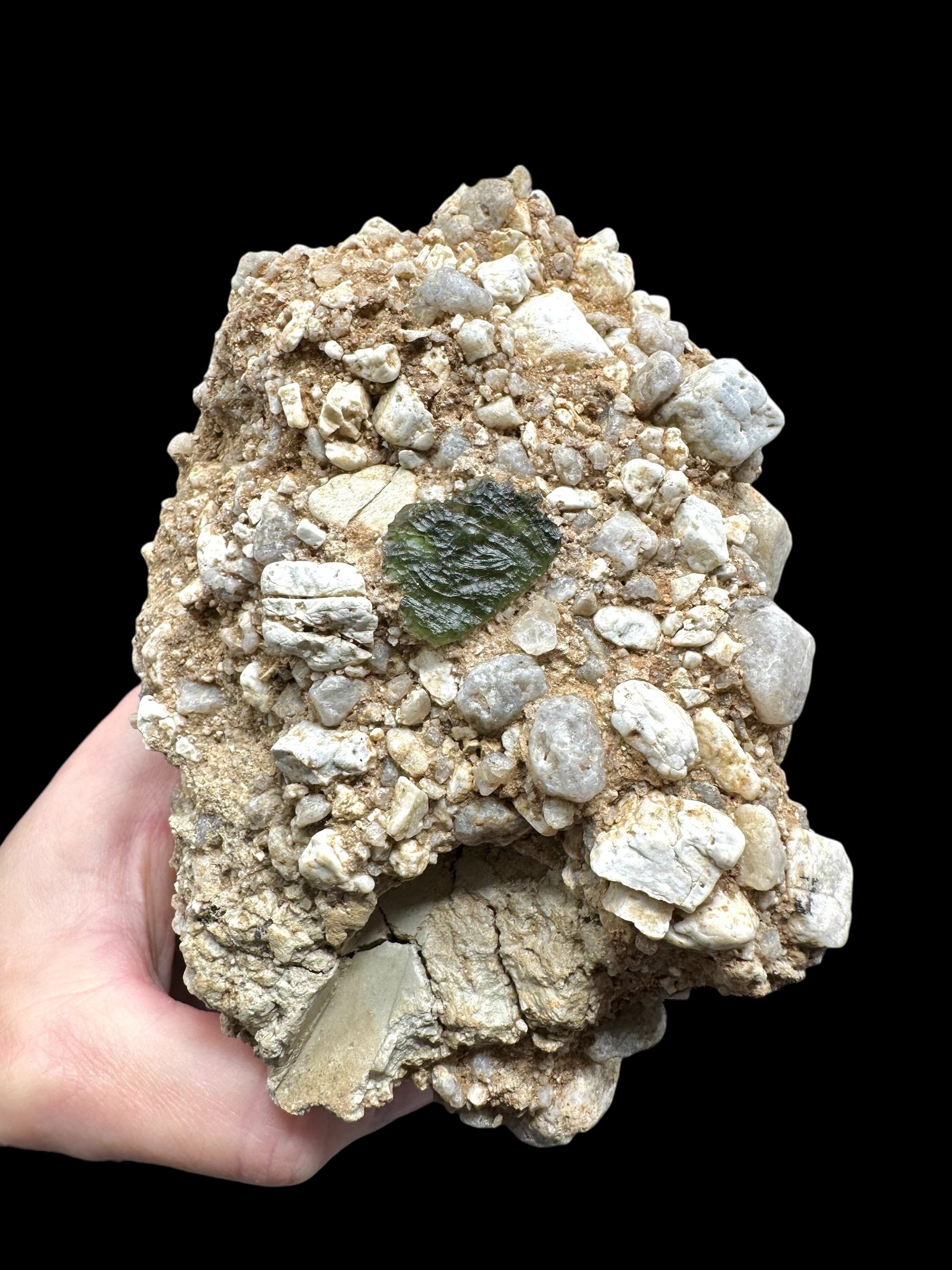 Moldavite in the sediment – Olesnice - INS051