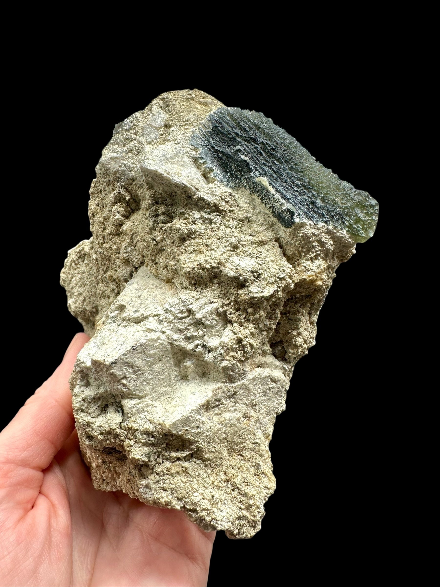 Moldavite in the sediment – Besednice Sever - INS052