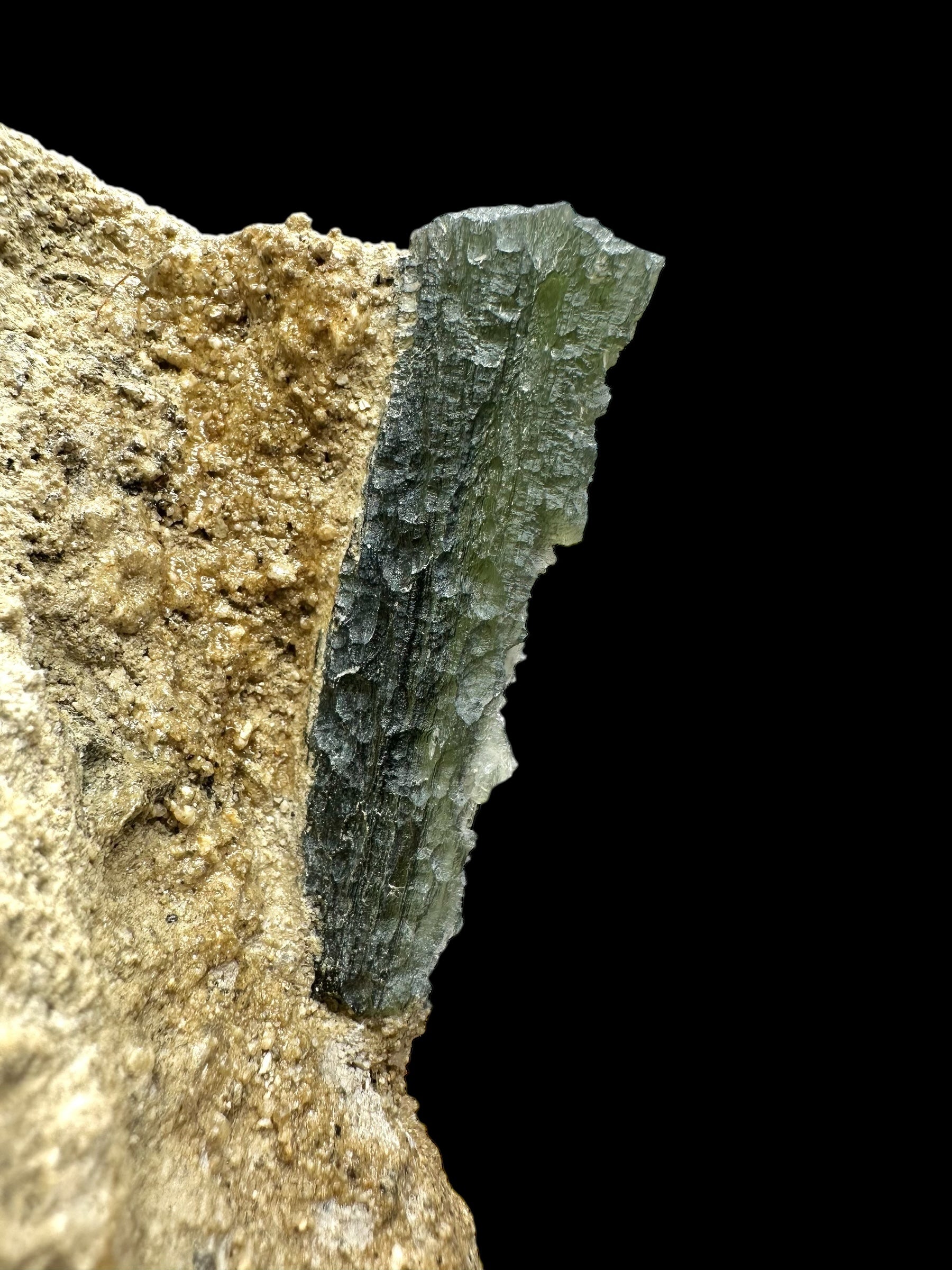 Moldavite in the sediment – Besednice Sever - INS053