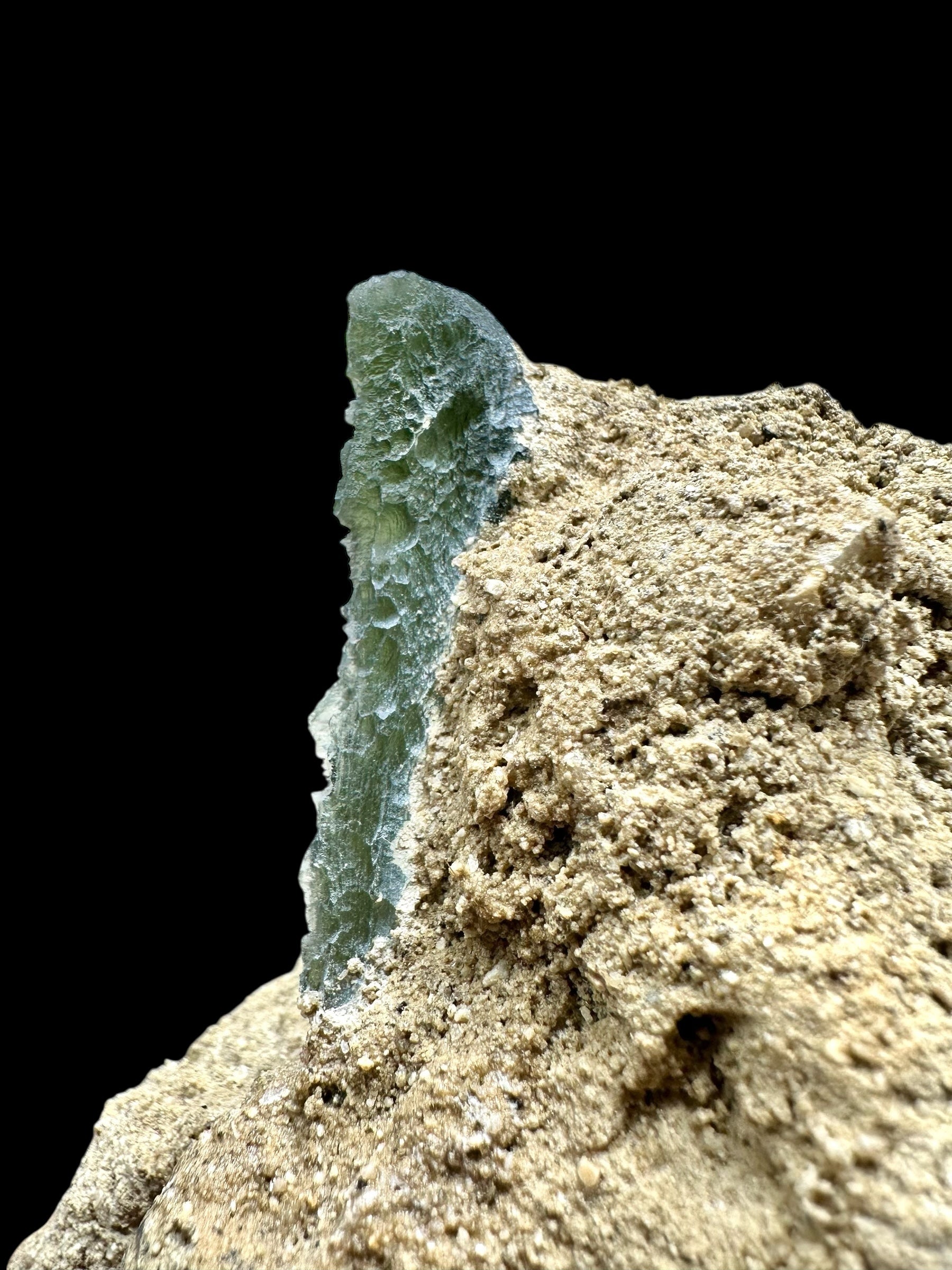 Moldavite in the sediment – Besednice Sever - INS053