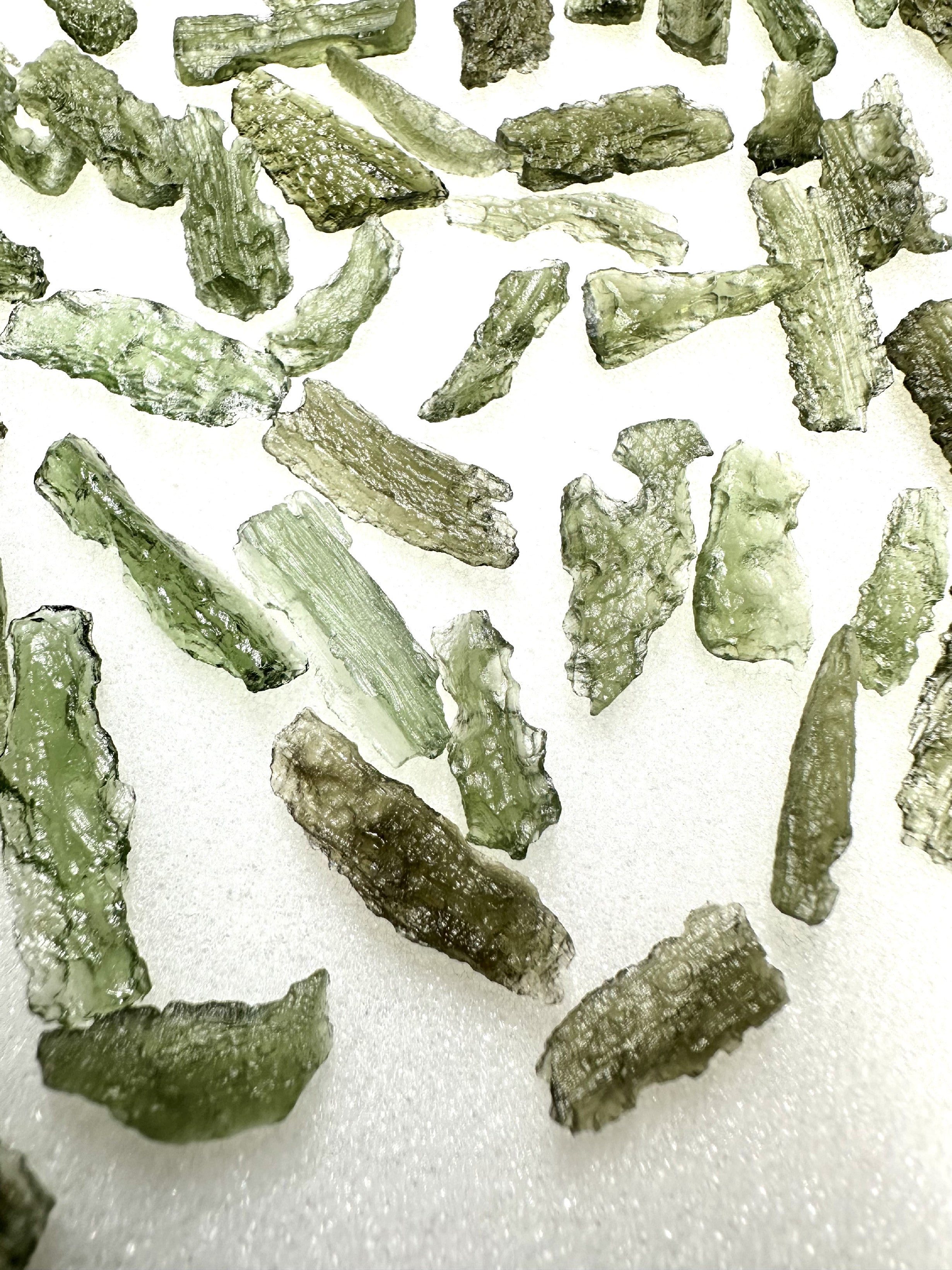 Jewellery Moldavite bars – 50g - 0V007