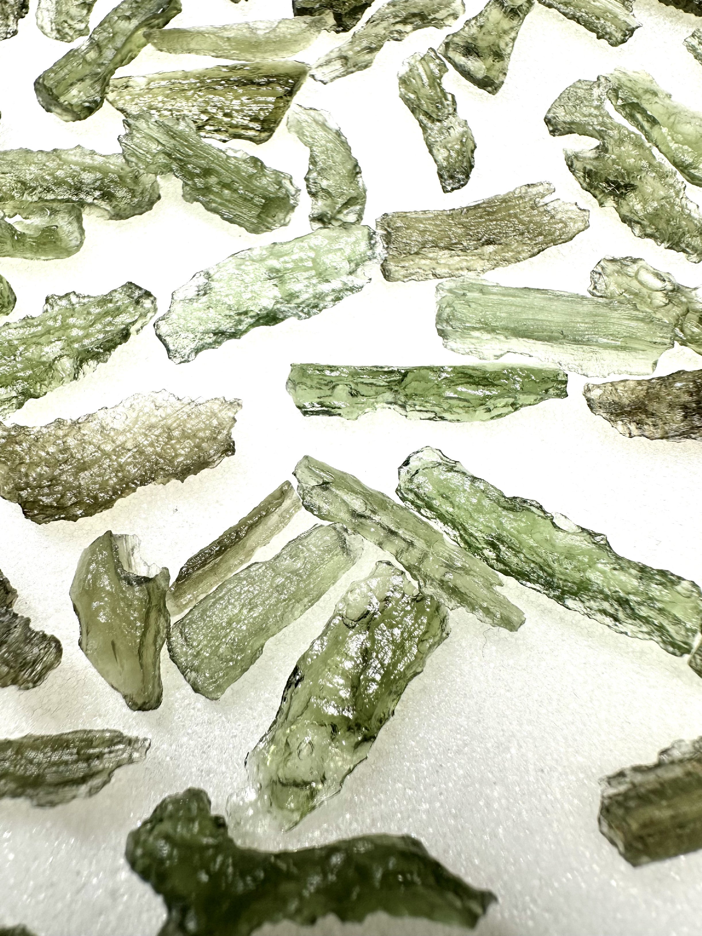 Jewellery Moldavite bars – 50g - 0V007