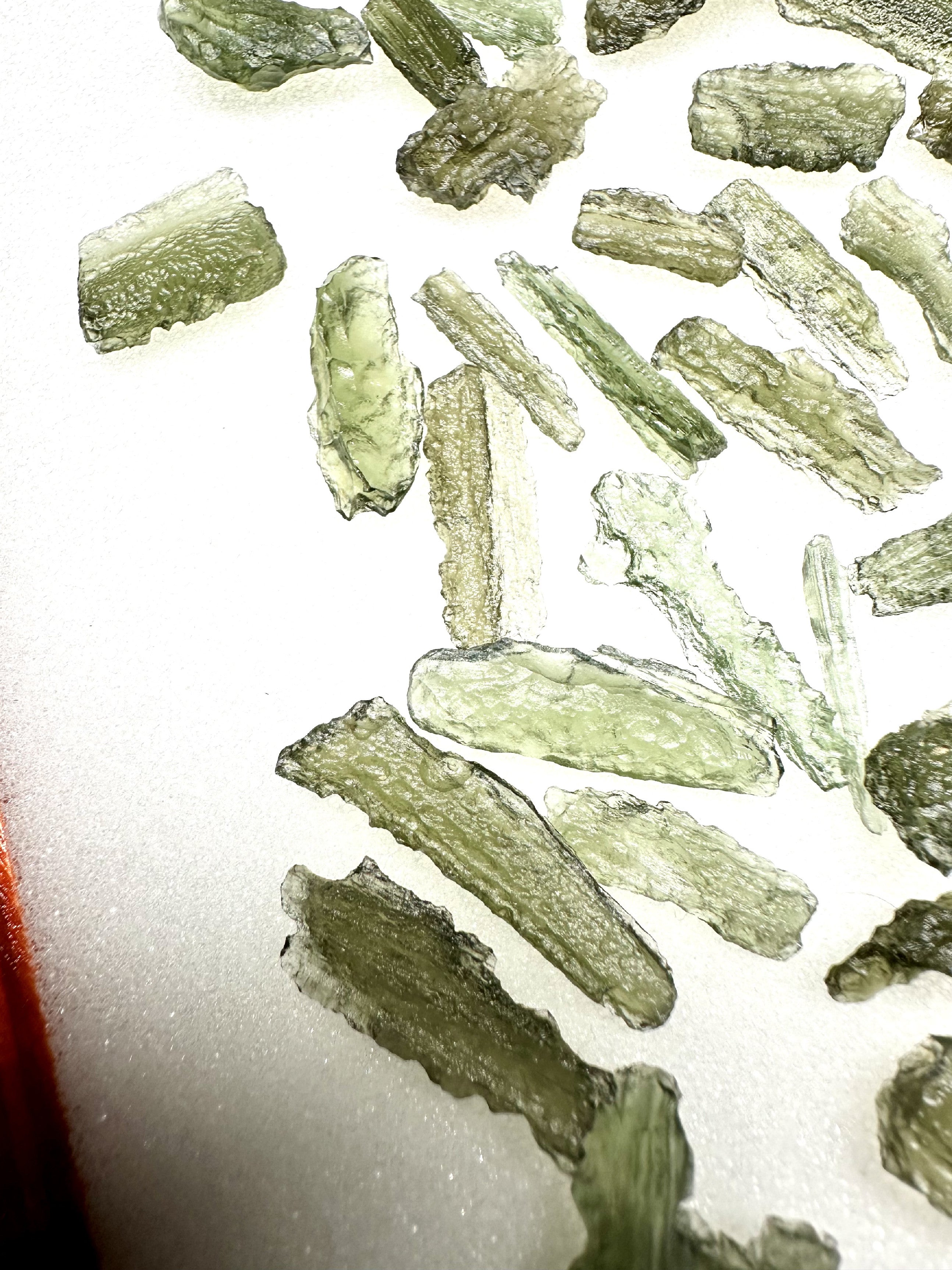 Jewellery Moldavite bars – 50g - 0V007