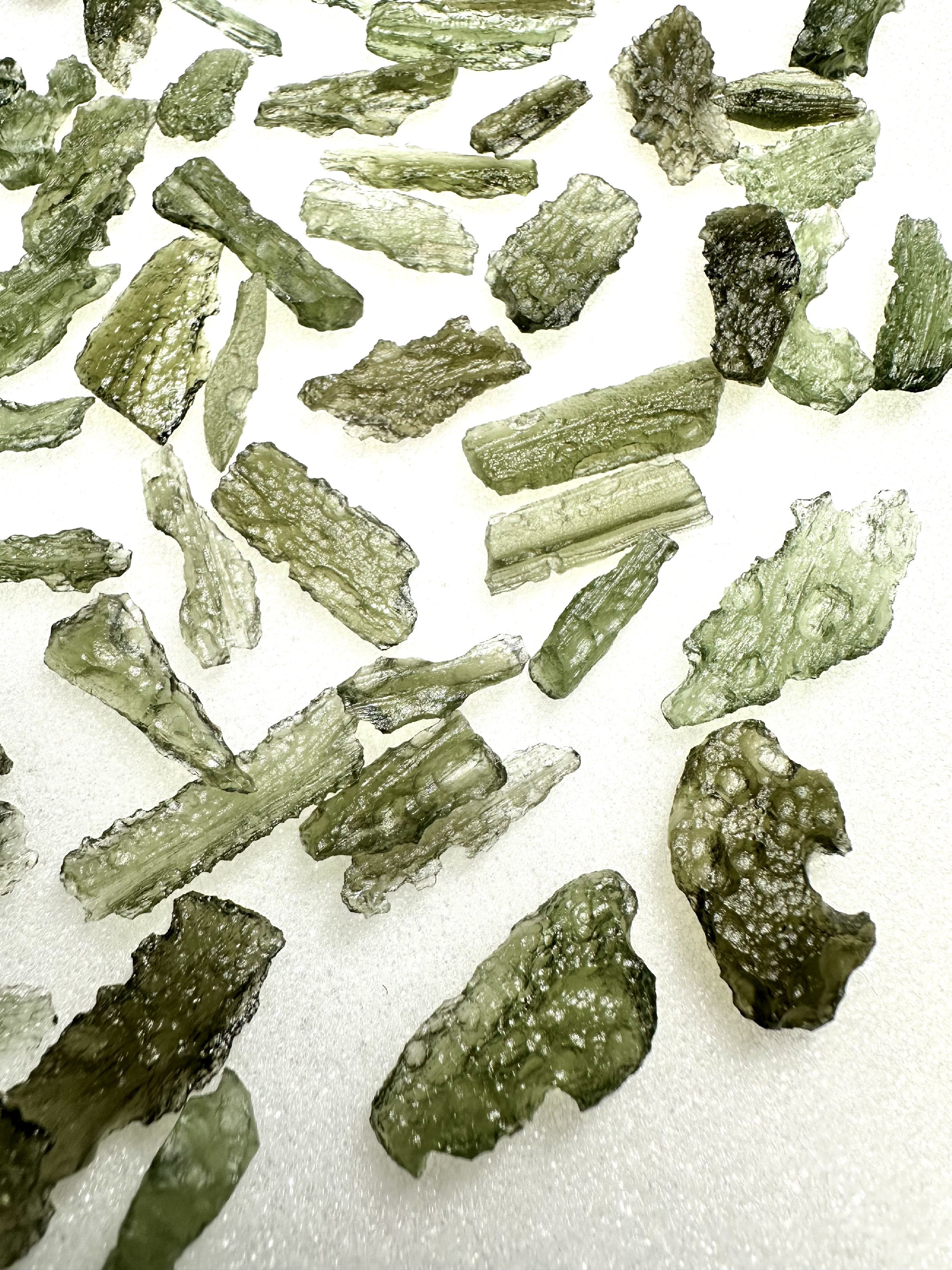 Jewellery Moldavite bars – 50g - 0V007