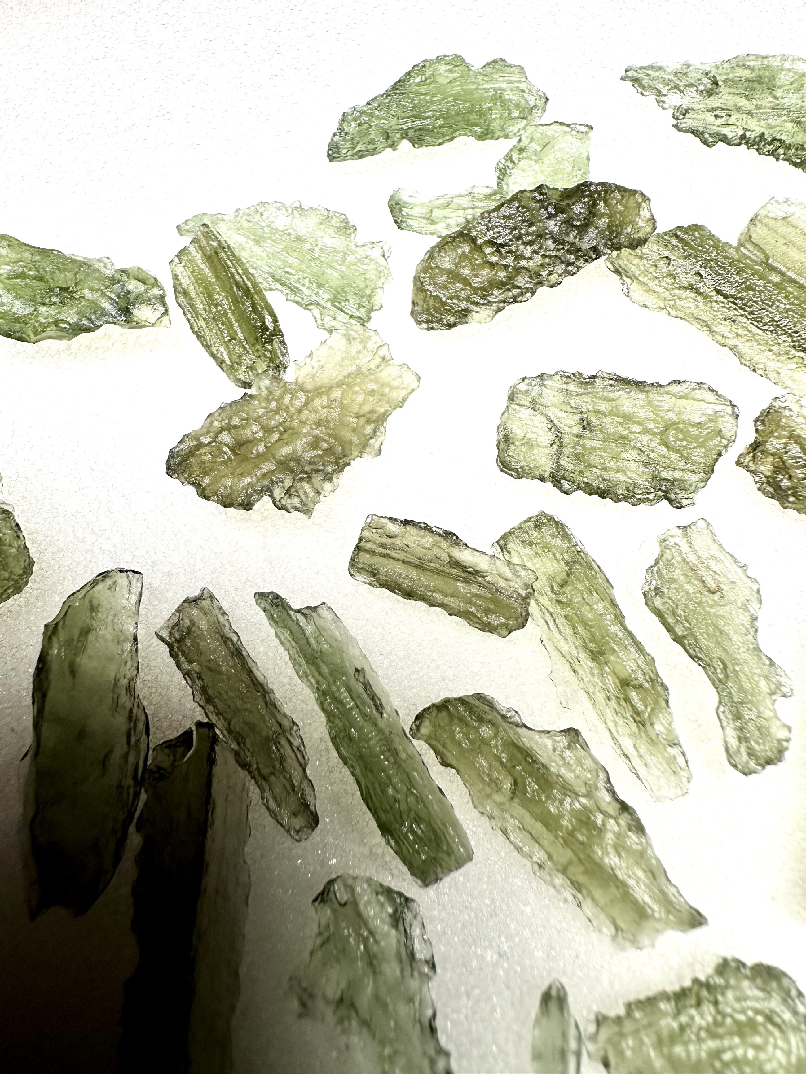 Jewellery Moldavite bars – 50g - 0V007