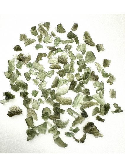 Frammenti di Moldavite  – Undamaged – 50g - 0V008