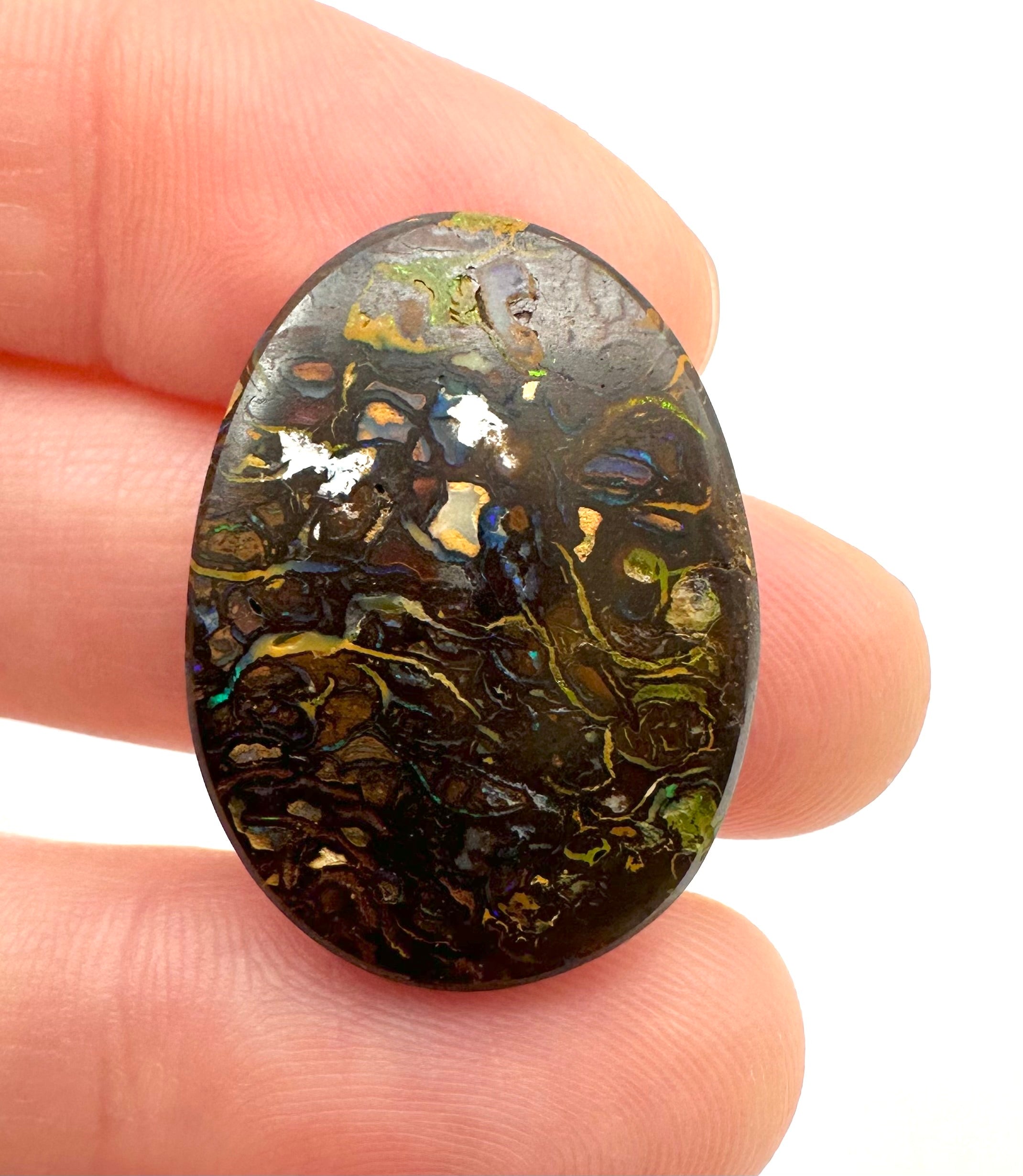 Boulder opal 22,3ct – Cabochon – Queensland, Australia - BO002