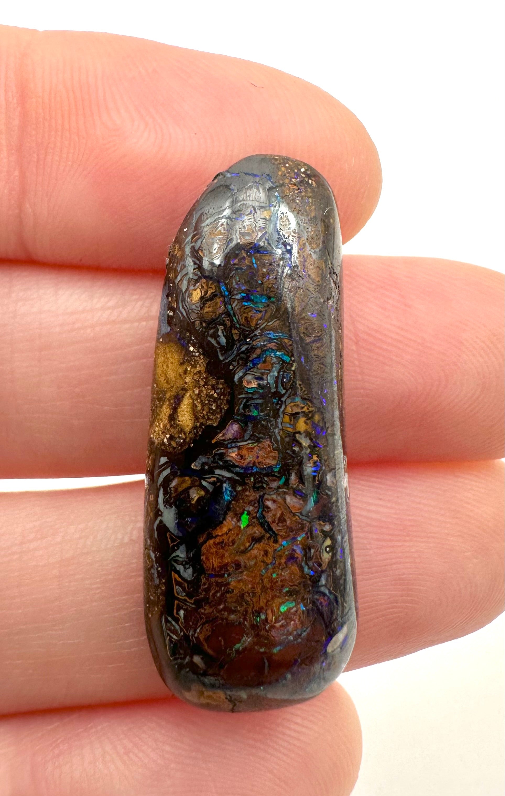 Boulder opal 22ct – Cabochon – Queensland, Australia