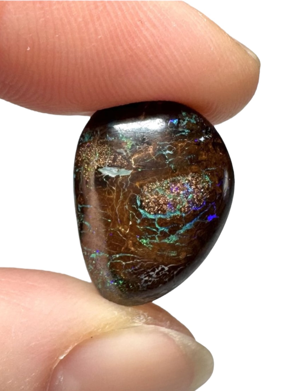 Boulder opal 11,4ct – Cabochon – Queensland, Australia - BO010