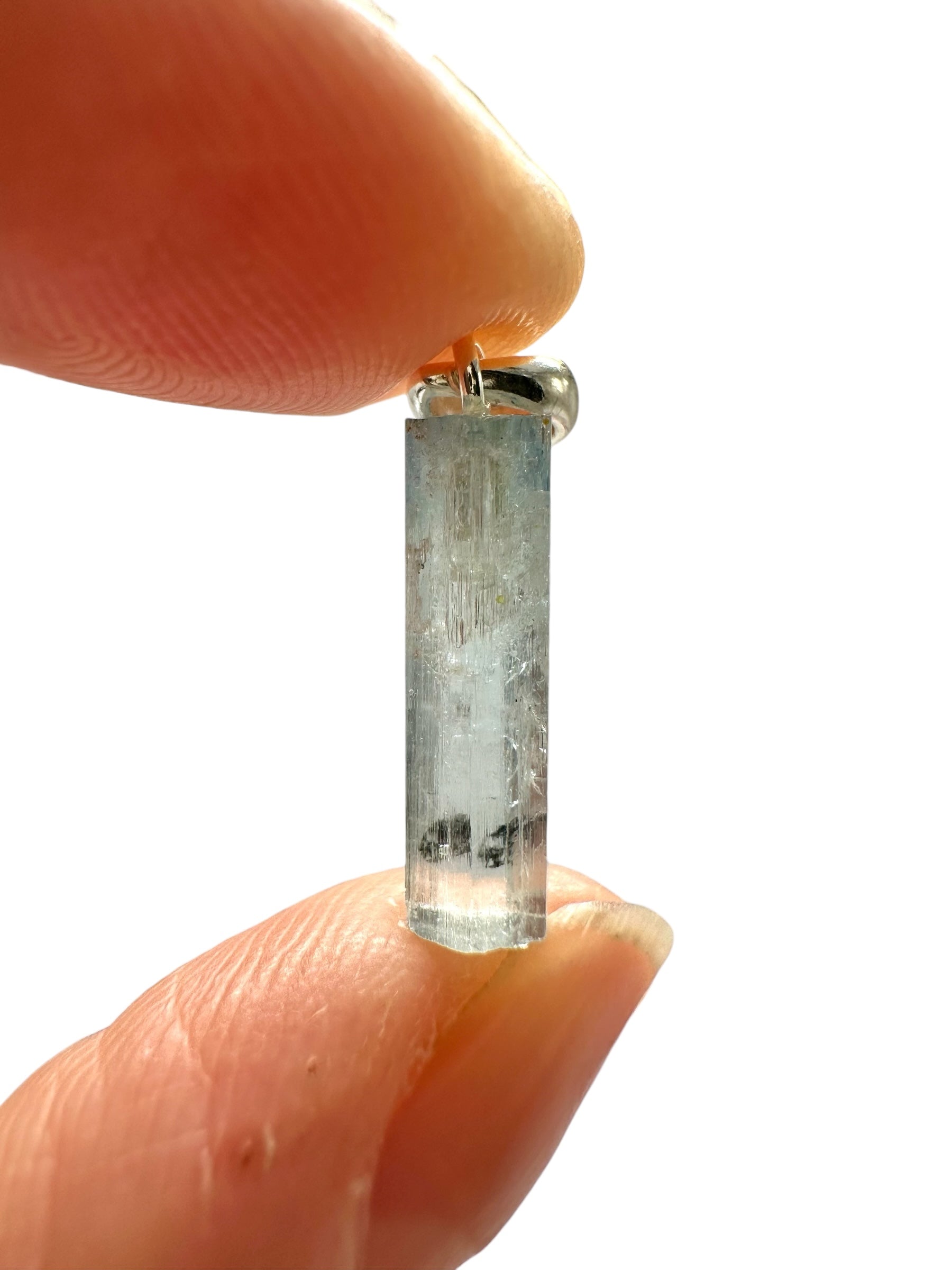 Silver aquamarine pendant – Erongo, Namibia - SP/AK06