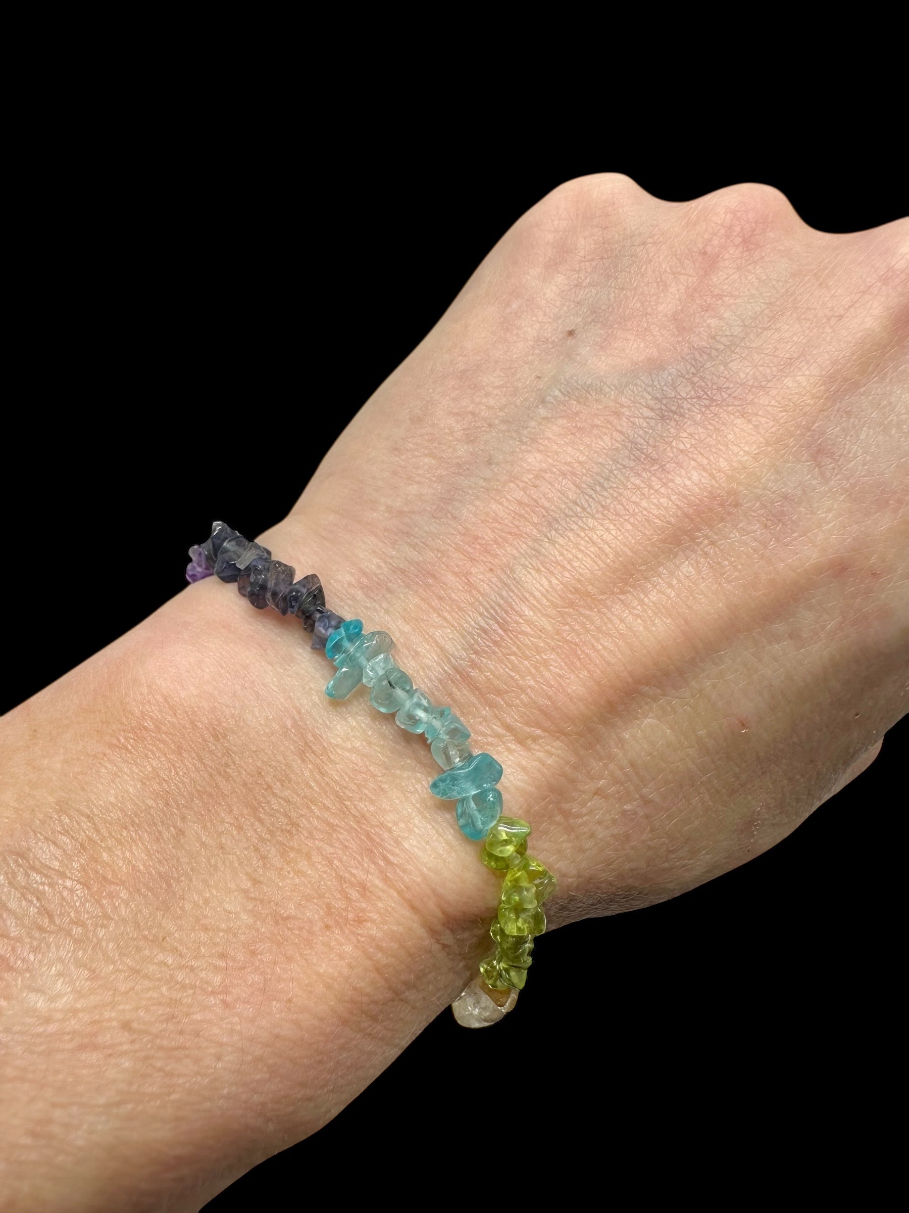 Bracelet made of various minerals - NAR19