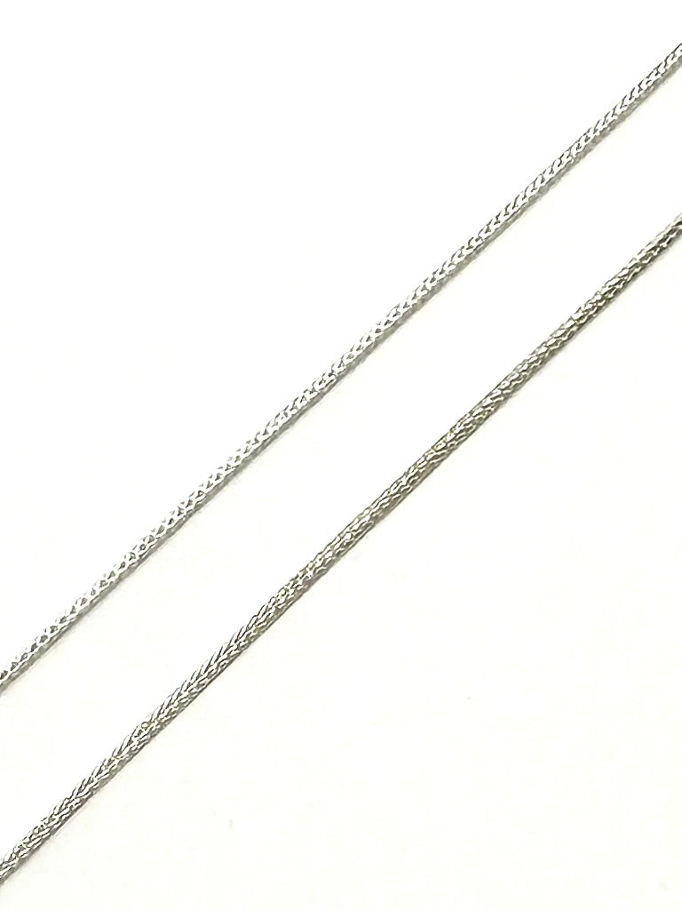 Silver chain 45 cm, width 1,1mm, Ag 925/1000