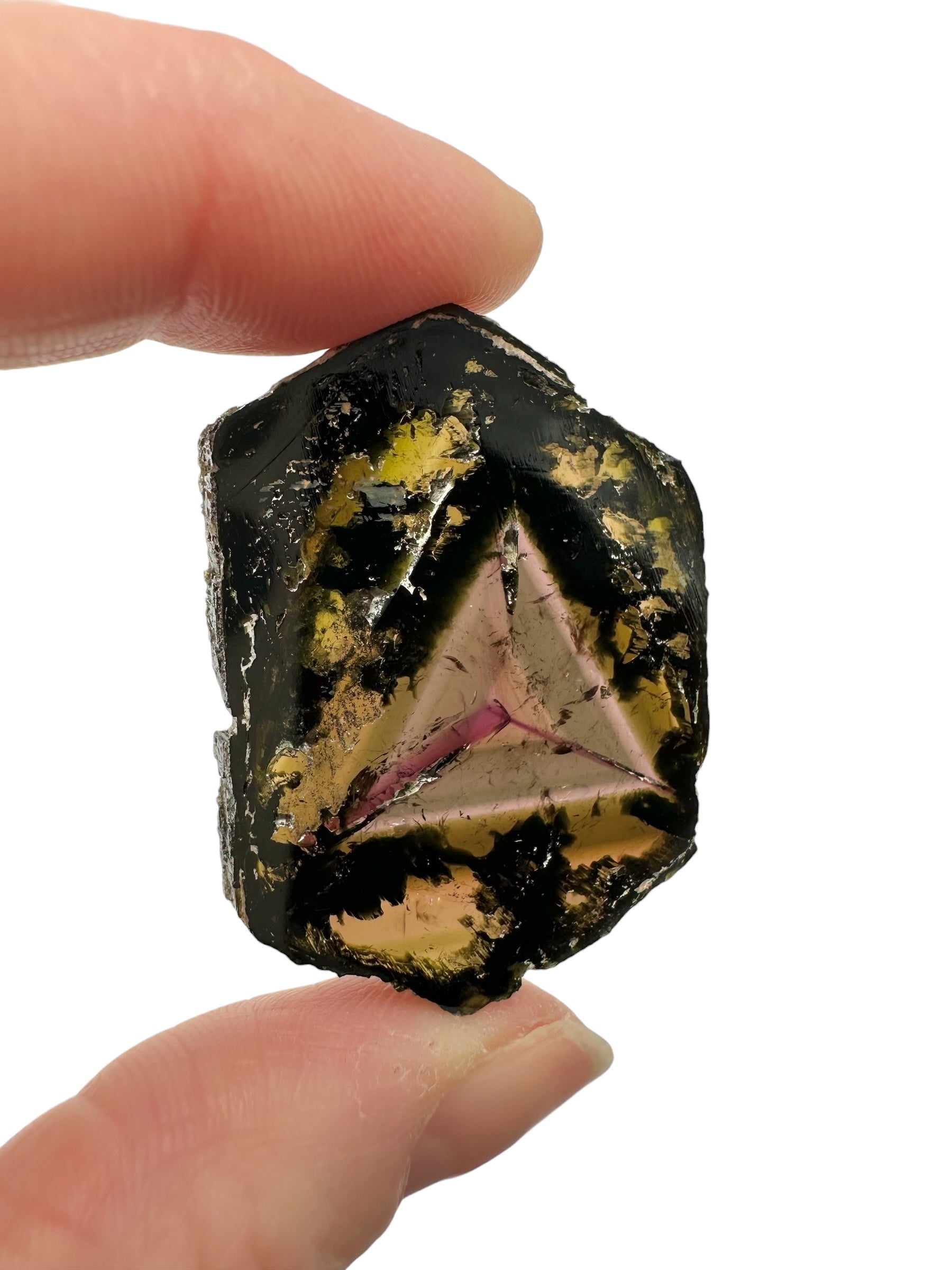 Slice of elbaite – Befisiotra, Madagascar - EL003
