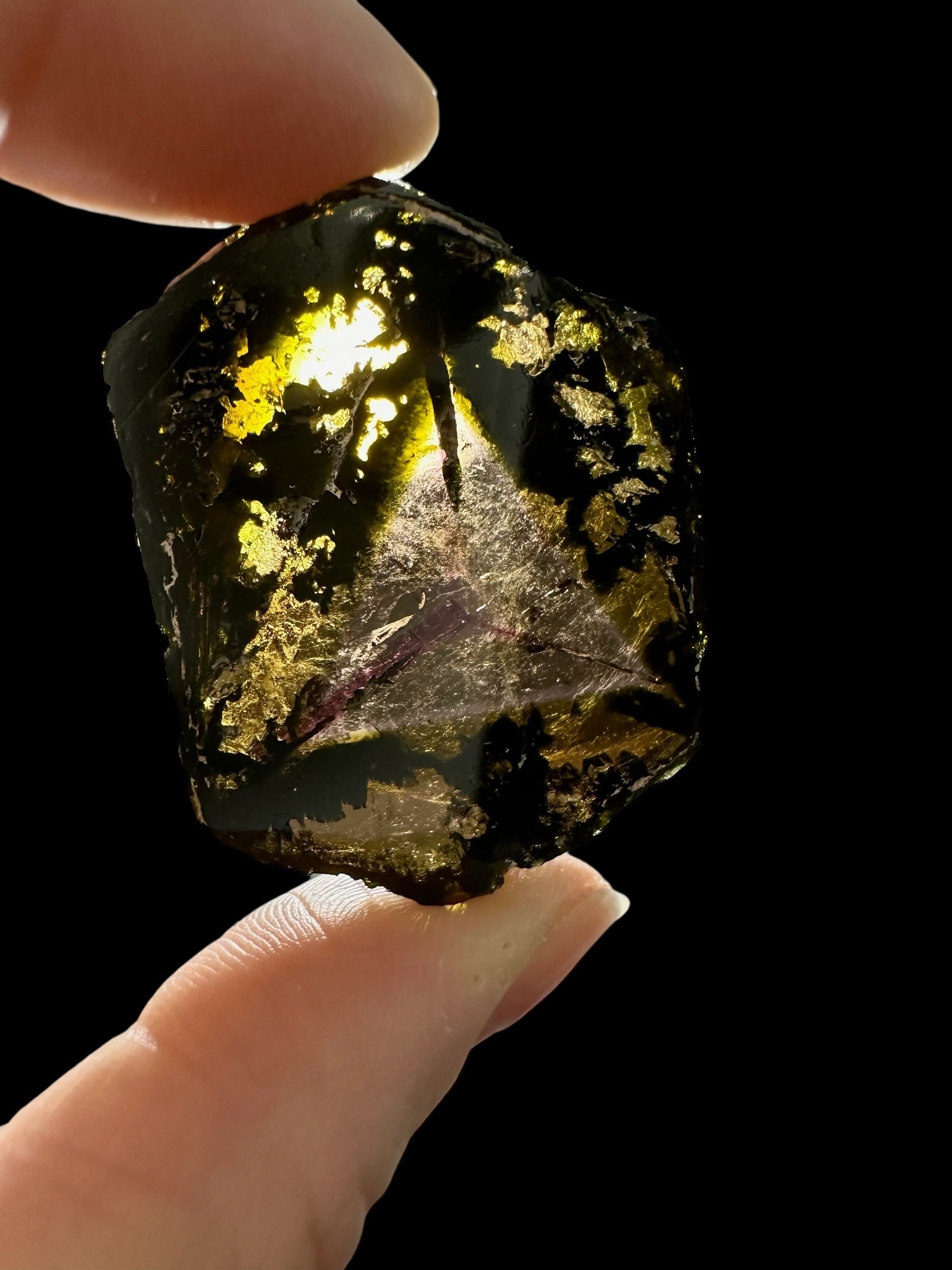 Slice of elbaite – Befisiotra, Madagascar - EL003