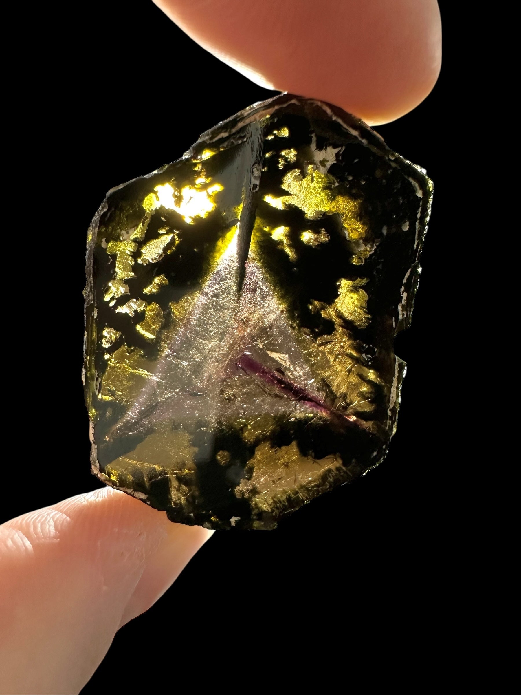 Slice of elbaite – Befisiotra, Madagascar - EL003