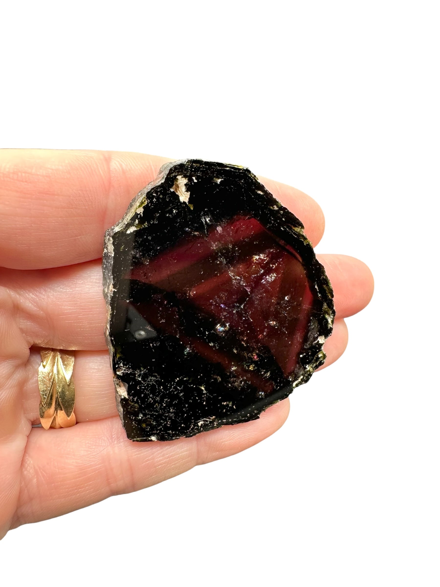 Slice of elbaite – Befisiotra, Madagascar - EL004