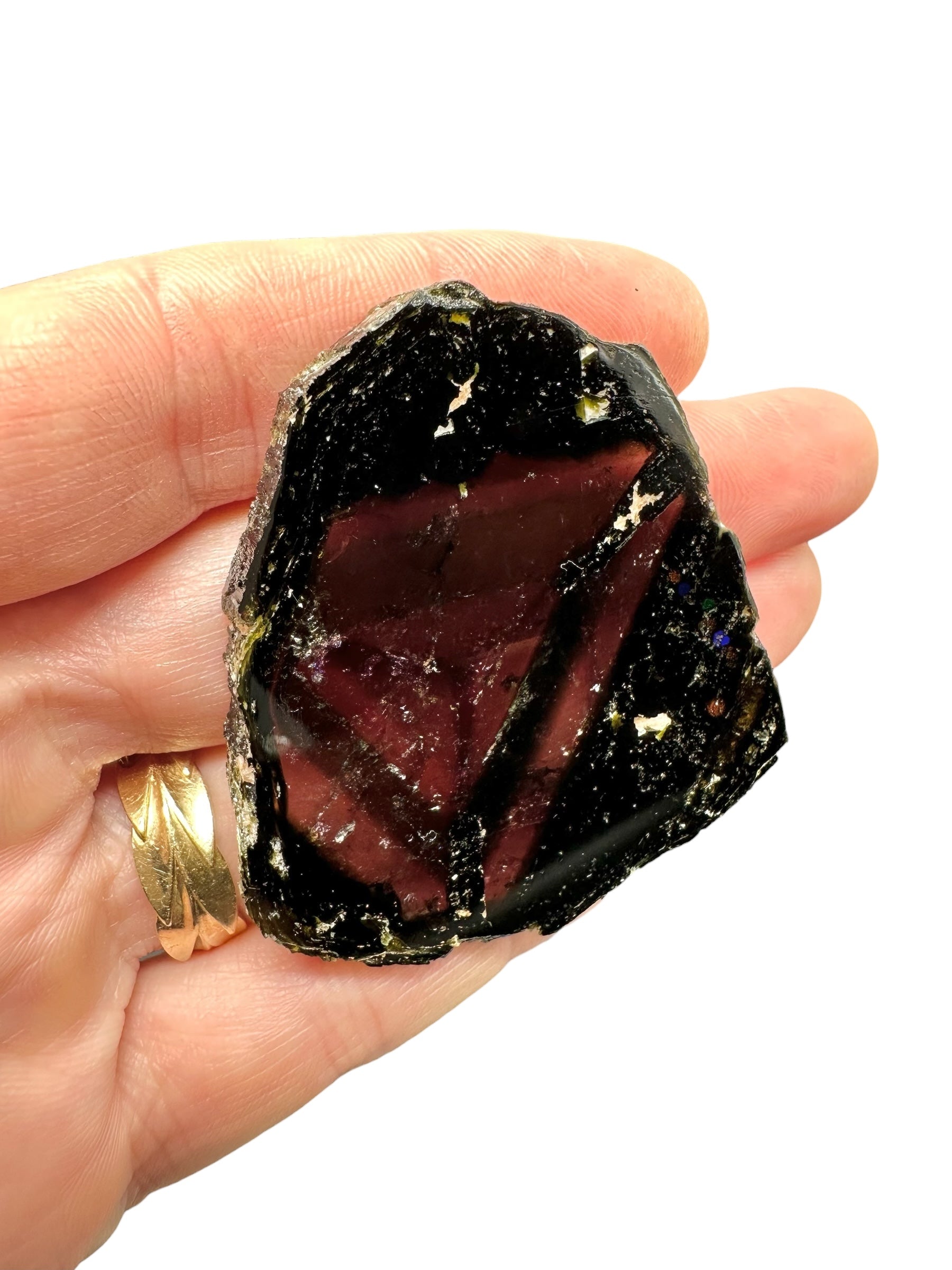Slice of elbaite – Befisiotra, Madagascar - EL004