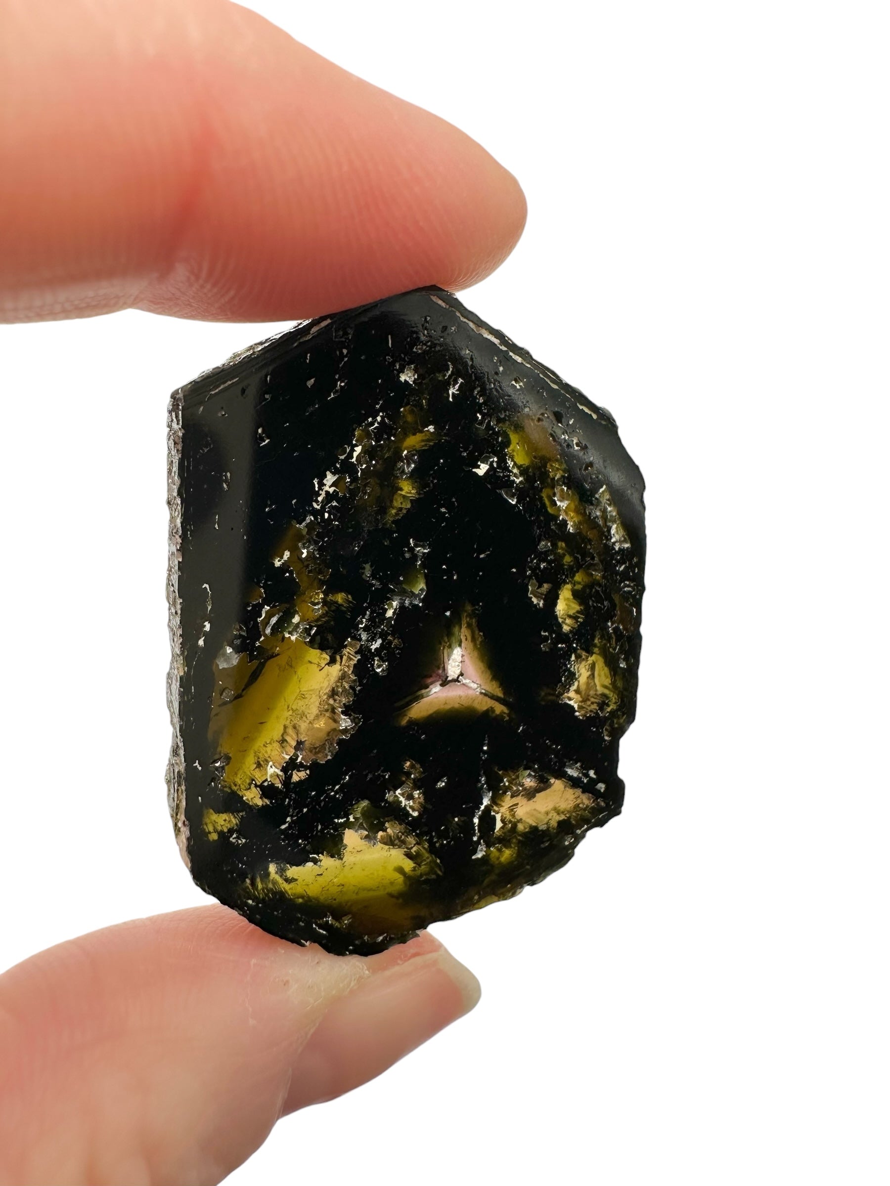 Slice of elbaite – Befisiotra, Madagascar