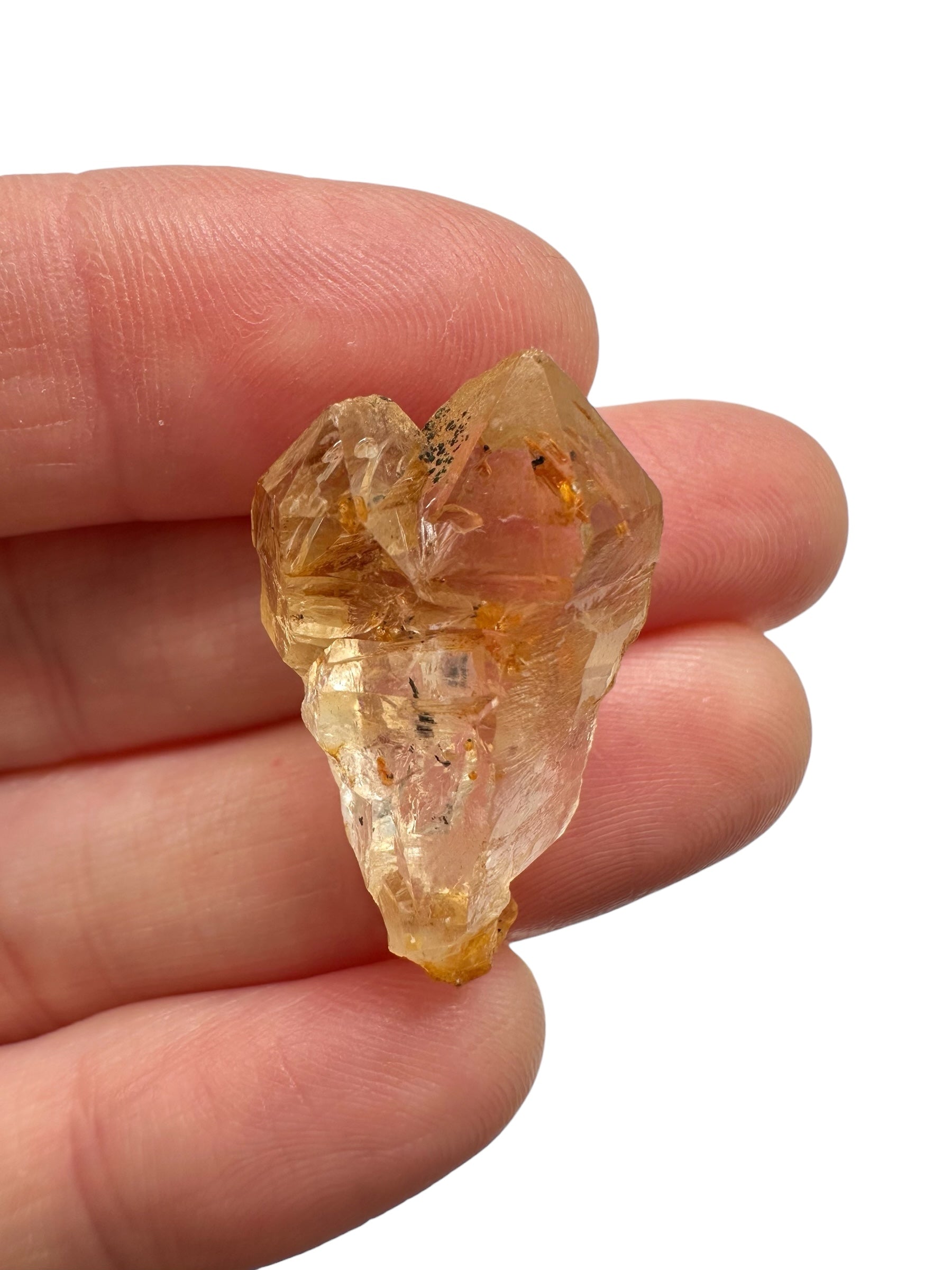 Crystal with petroleum inclusions – Madagascar - KIR07